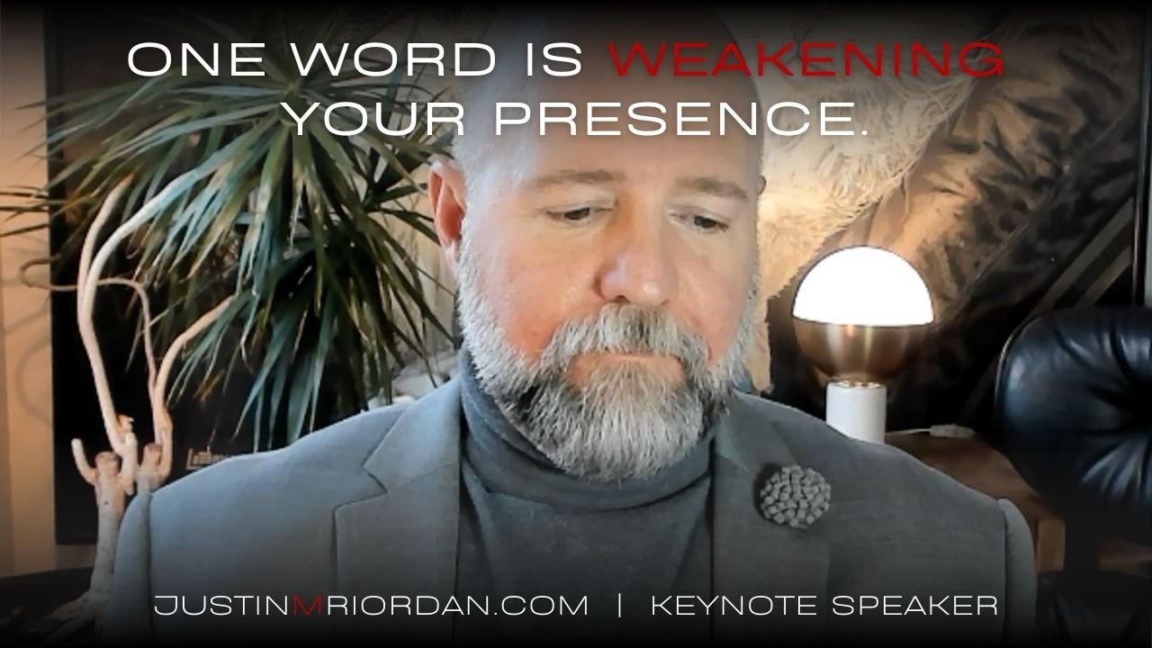 WHY DO YOU APOLOGIZE FOR EXISTING?