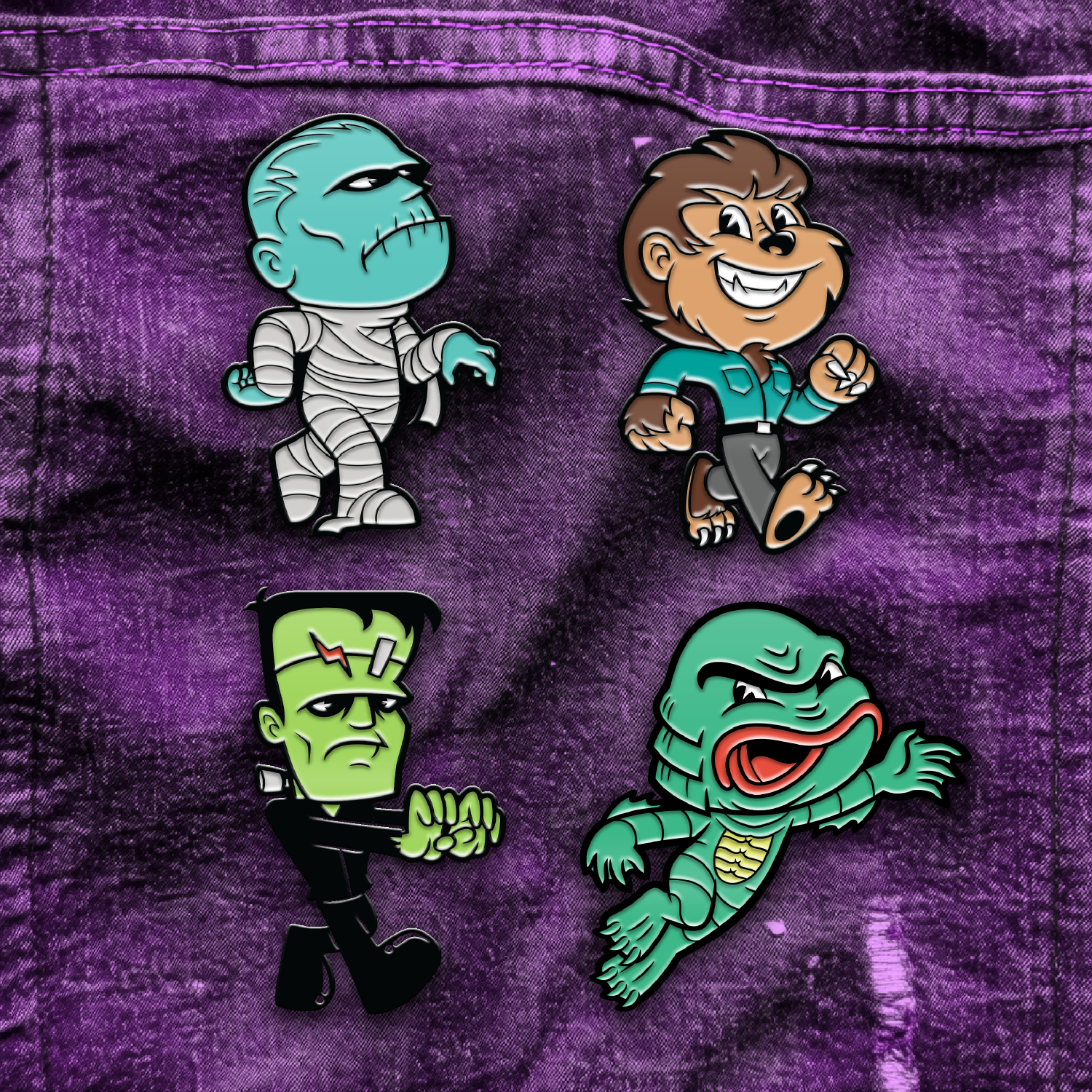 Universal Monsters Pins