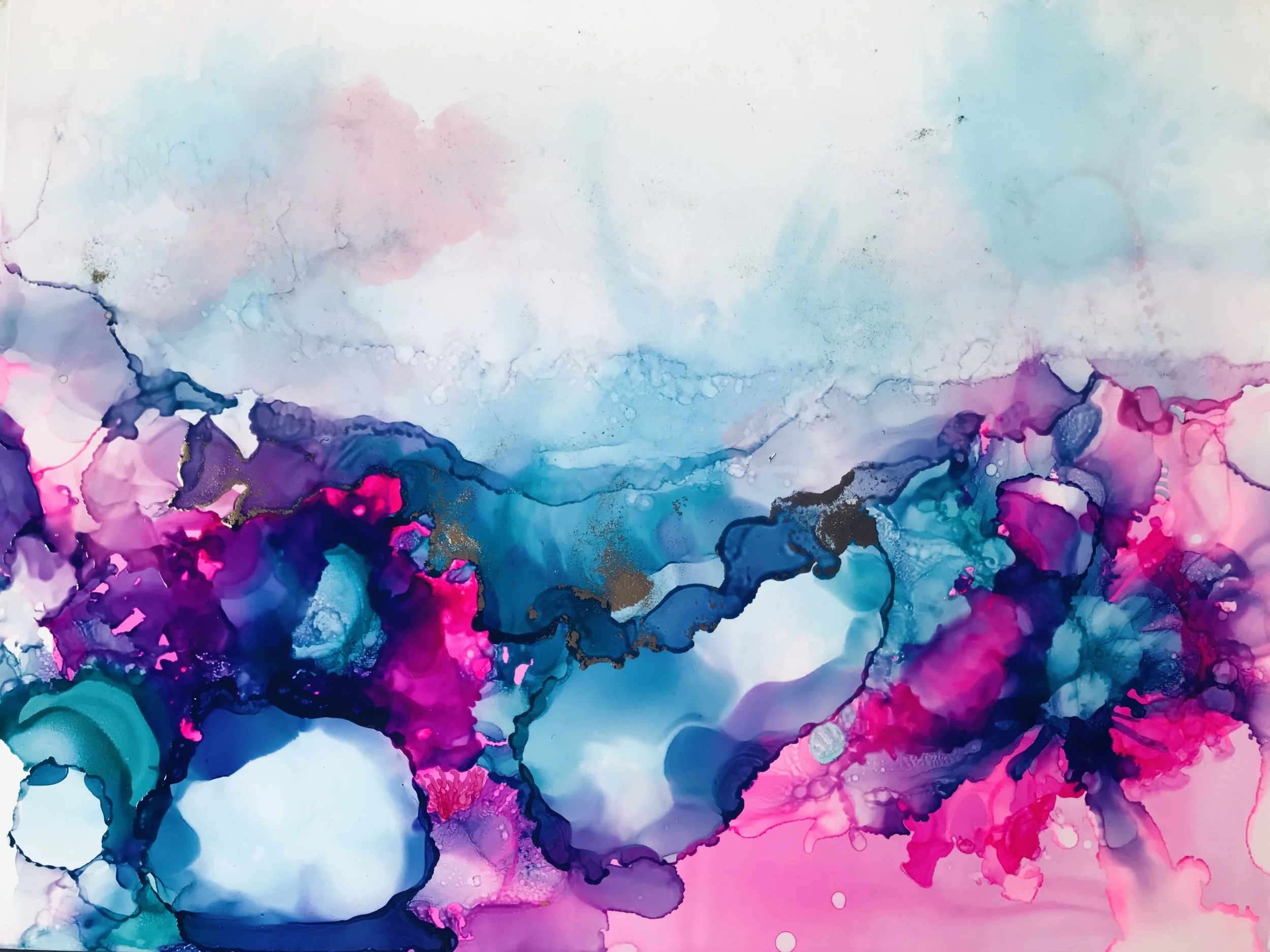 In Her Whispers (9"x12")
