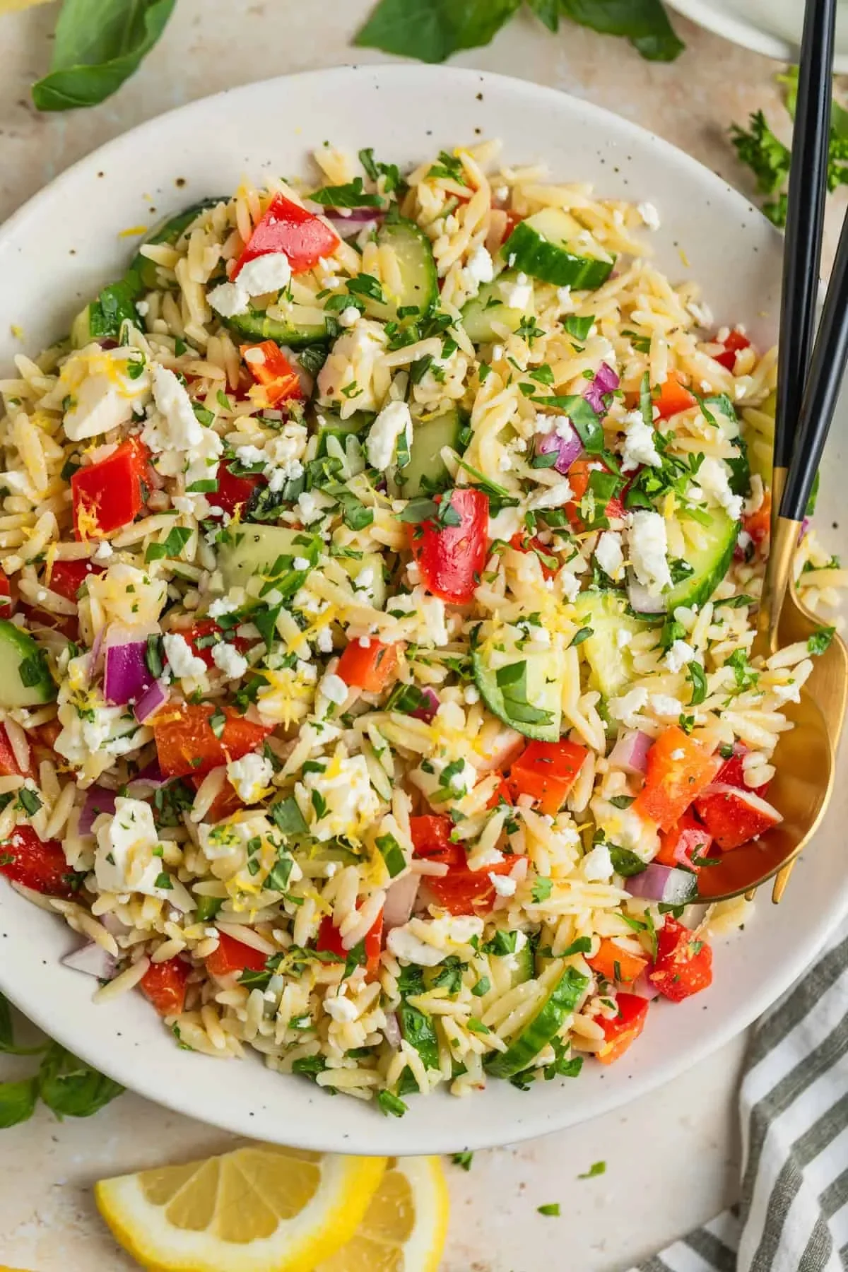 Brighten Up Your Spring Table with Lemon Orzo Salad