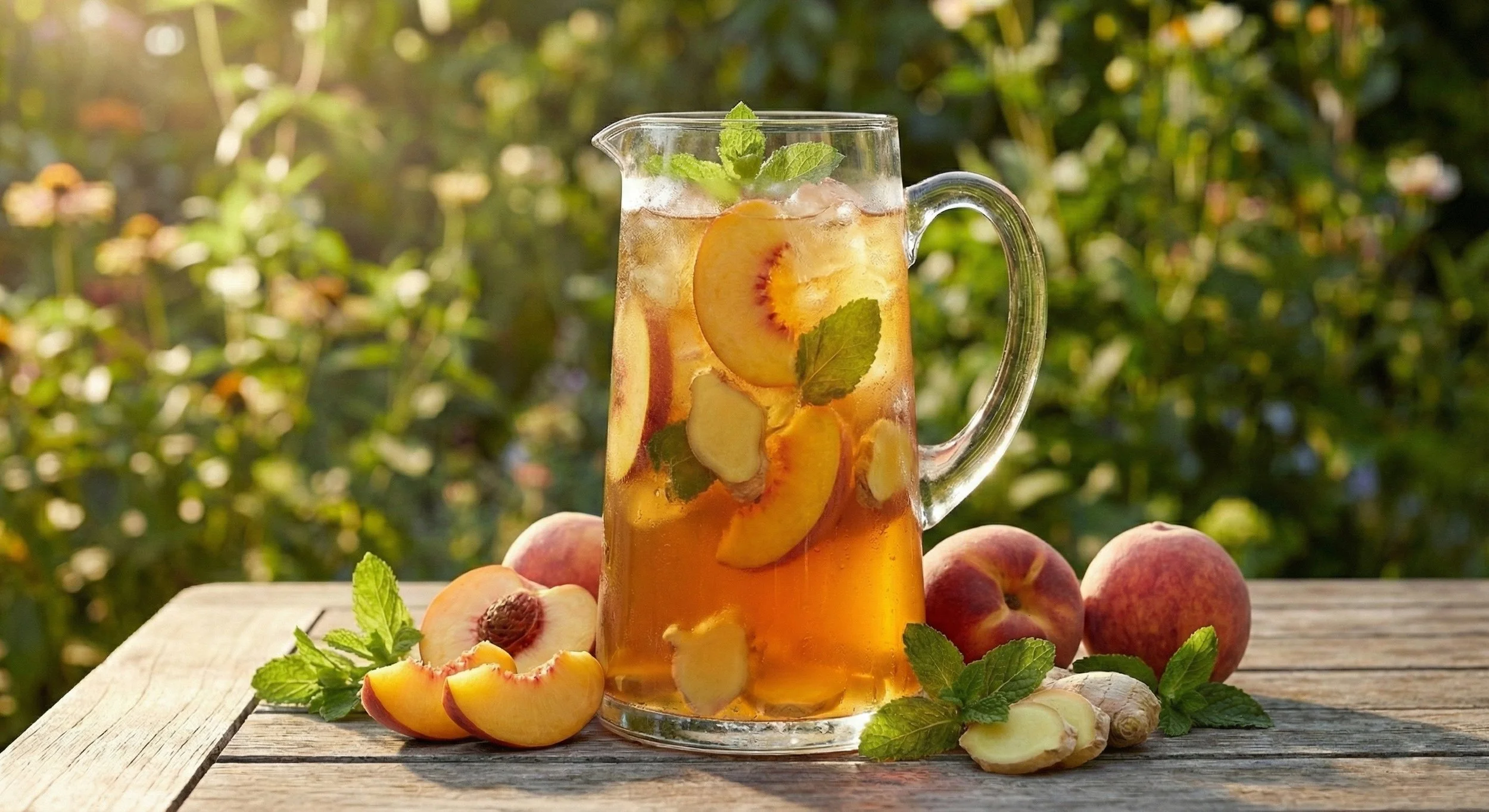 Peach Tea Two Ways: A Summer Cocktail &amp; Mocktail to Sip All Season Long