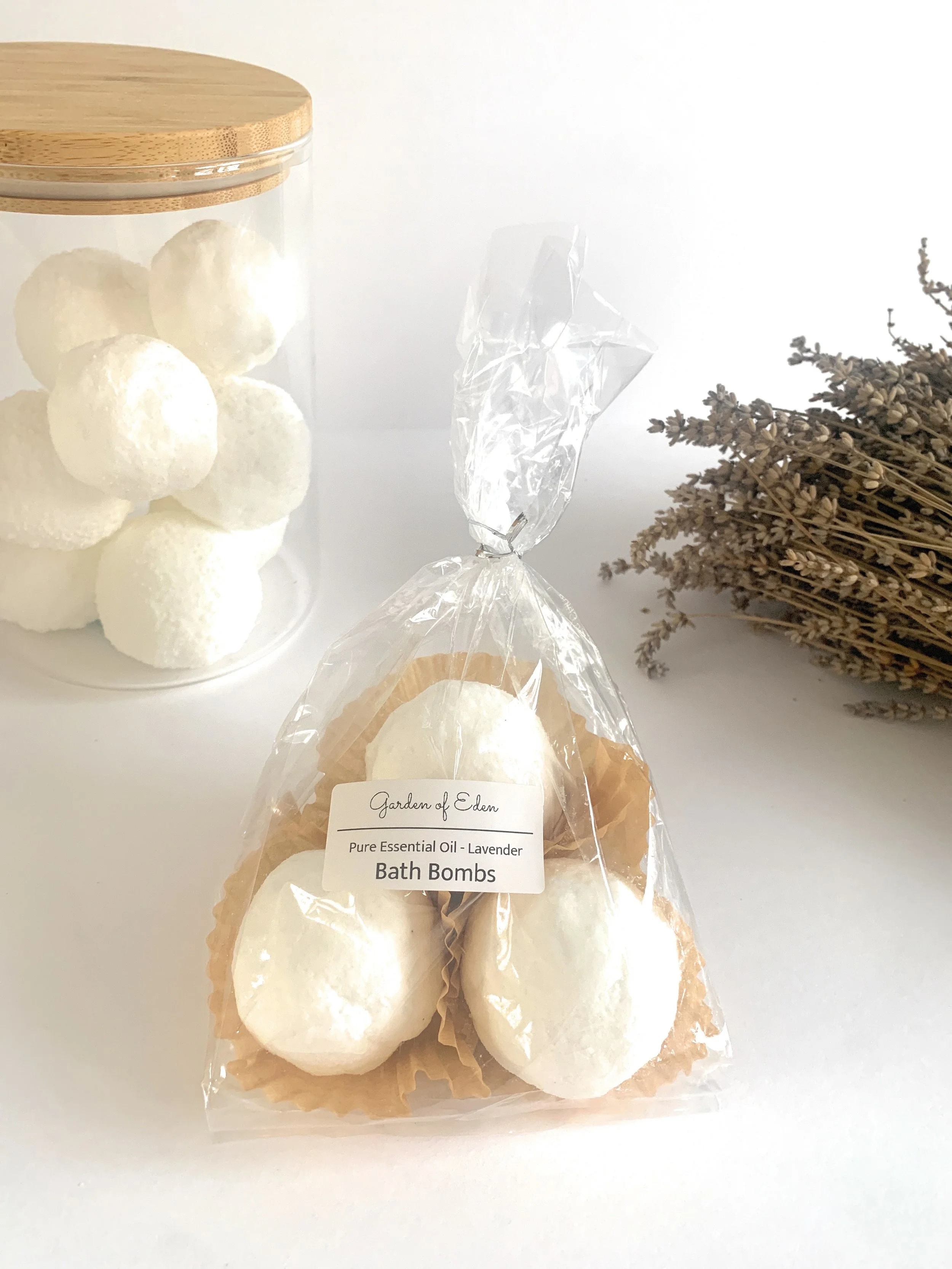 Moisturizing Lavender Bath Bombs