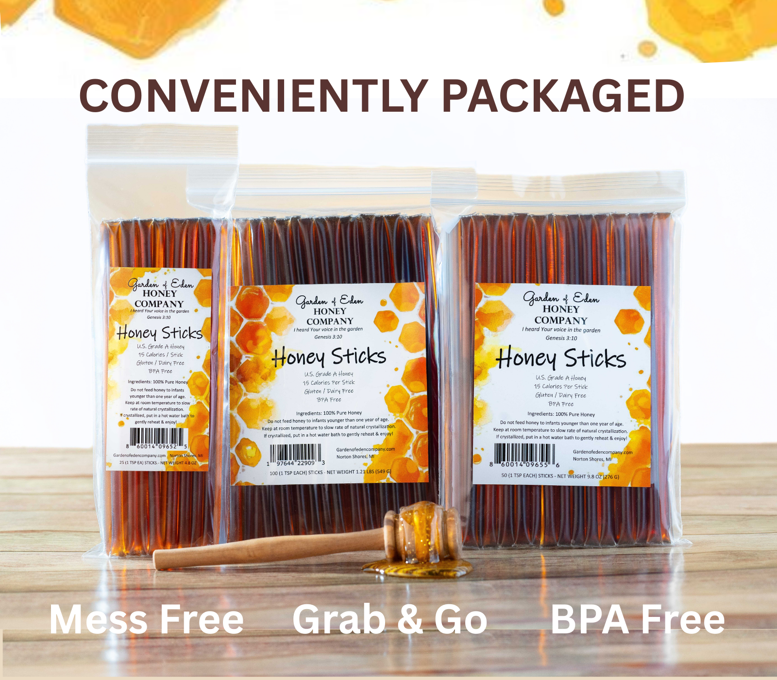 Convenient Mess Free Package Honey Stick Straw.png