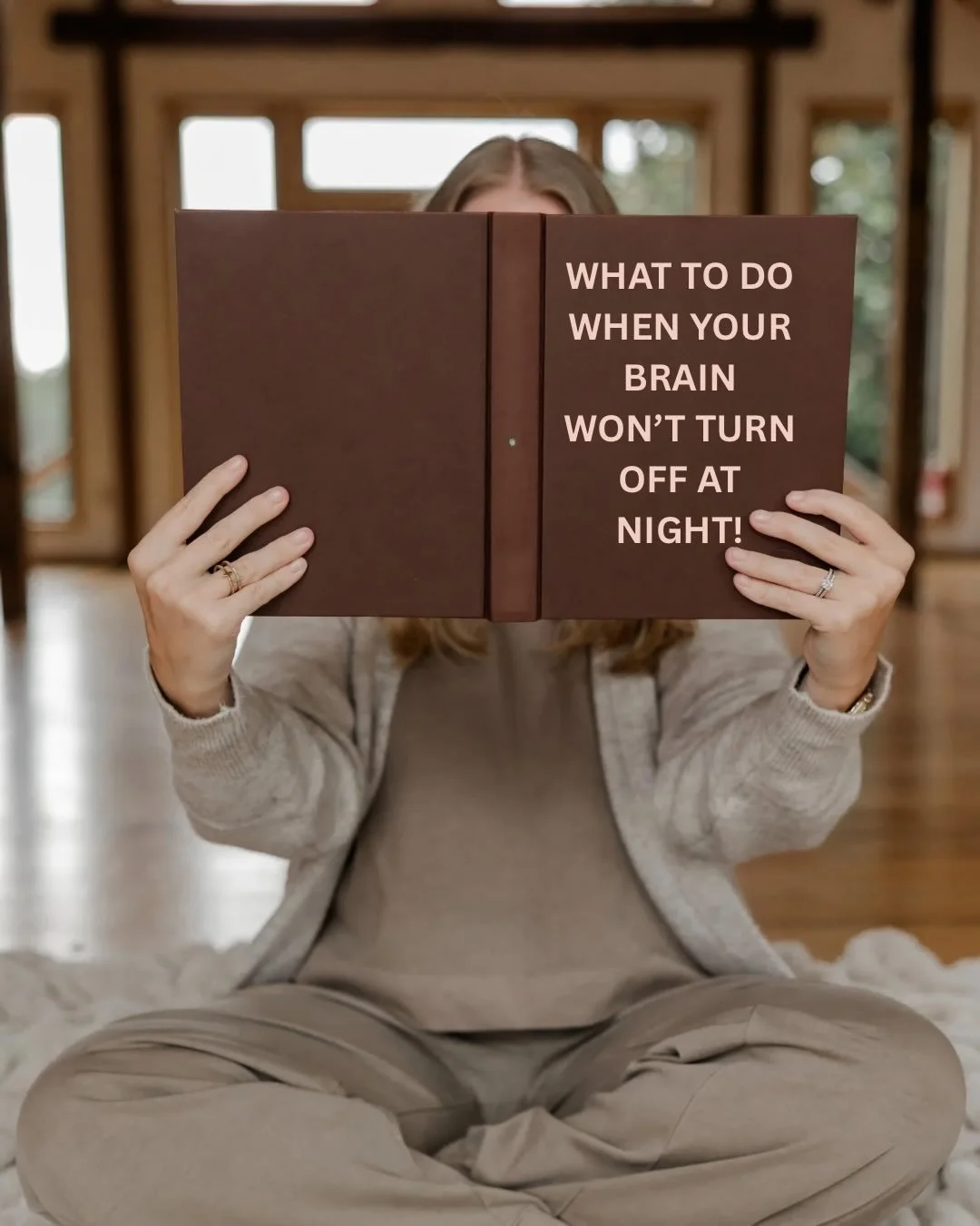 Life is hard. And in the moments we need it most, sleep can feel impossible.

We overthink. We stress.
&ldquo;OMG I really need sleep, and I can&rsquo;t sleep, and now I&rsquo;m stressing about not sleeping.&rdquo;

What this is really signaling is t