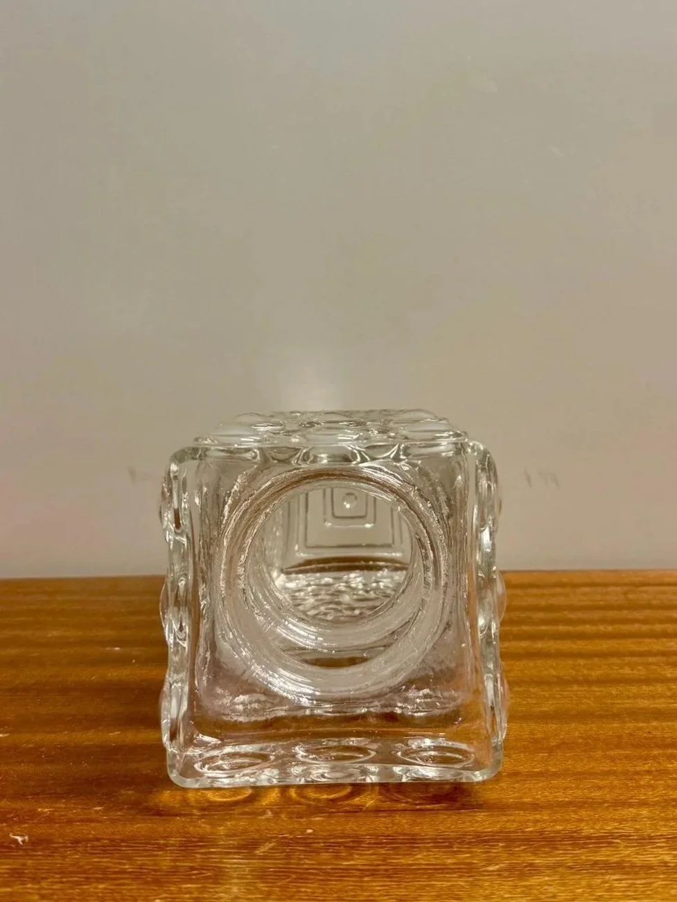 Vintage Riihimäen Lasi Kehrä -maljakko, Tamara Aladin (25 cm)