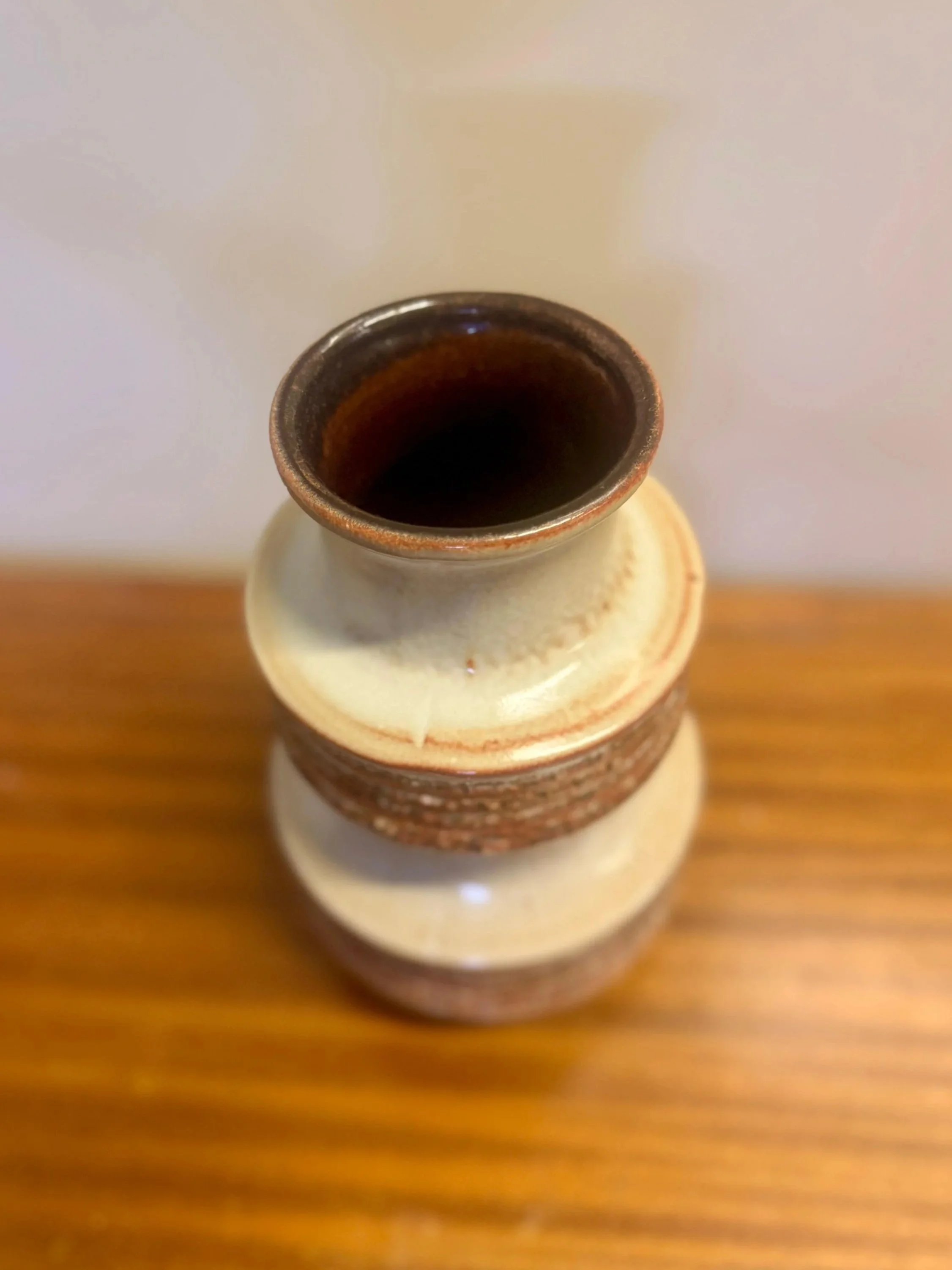 Vintage saksalainen keramiikkamaljakko ("Fat Lava") Forssa kirpputori