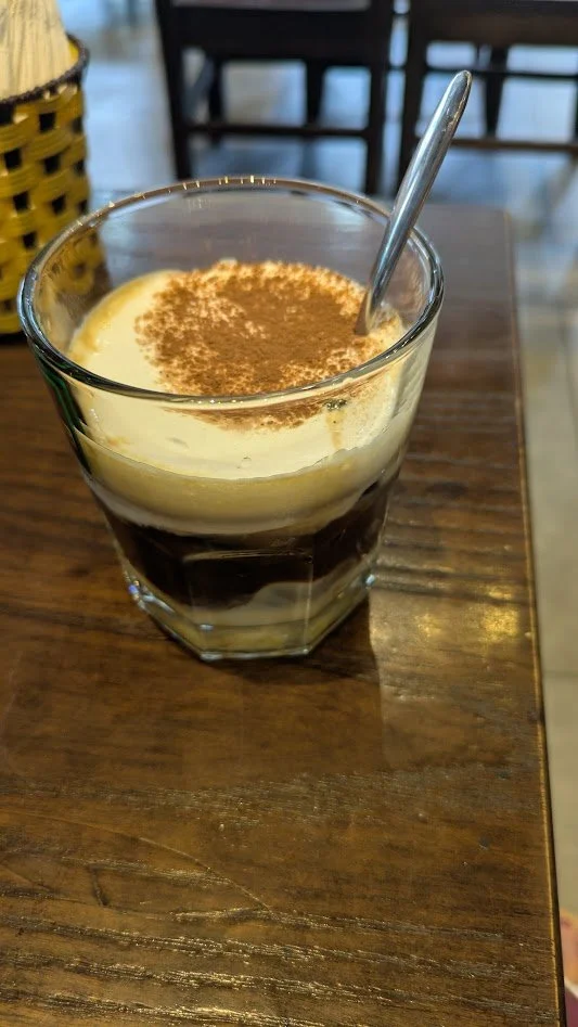 Egg coffee - This was every bit as delicious as the coconut coffee! It sounds a little weird, but they whip an egg yolk with condensed milk and vanilla (and maybe something else) and put it on the coffee. It is SOOO good!
