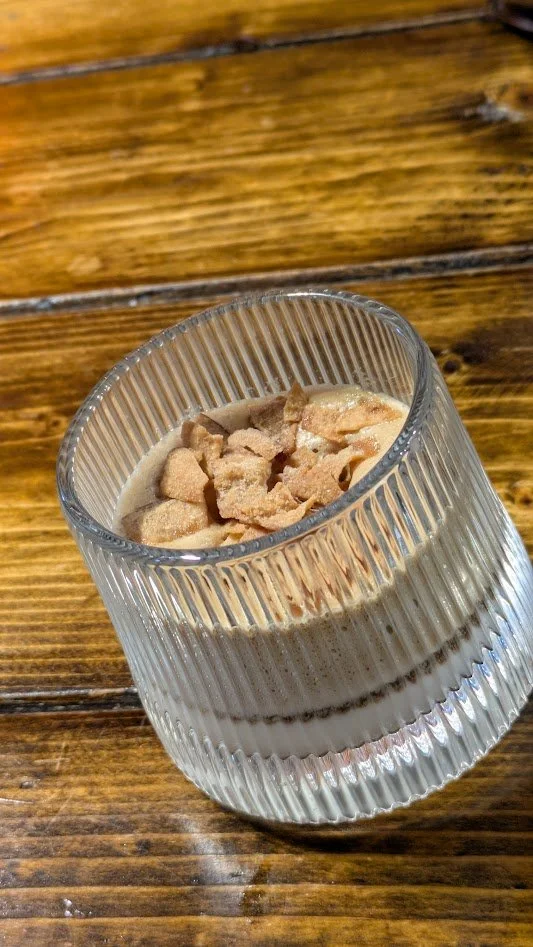 Coconut coffee - this stuff was so delicious. We could have drank it every day! It can be hot or cold and is made with Robusta coffee (really strong!) and coconut milk and condensed milk usually with some sprinkles of roasted coconut as a garnish. We