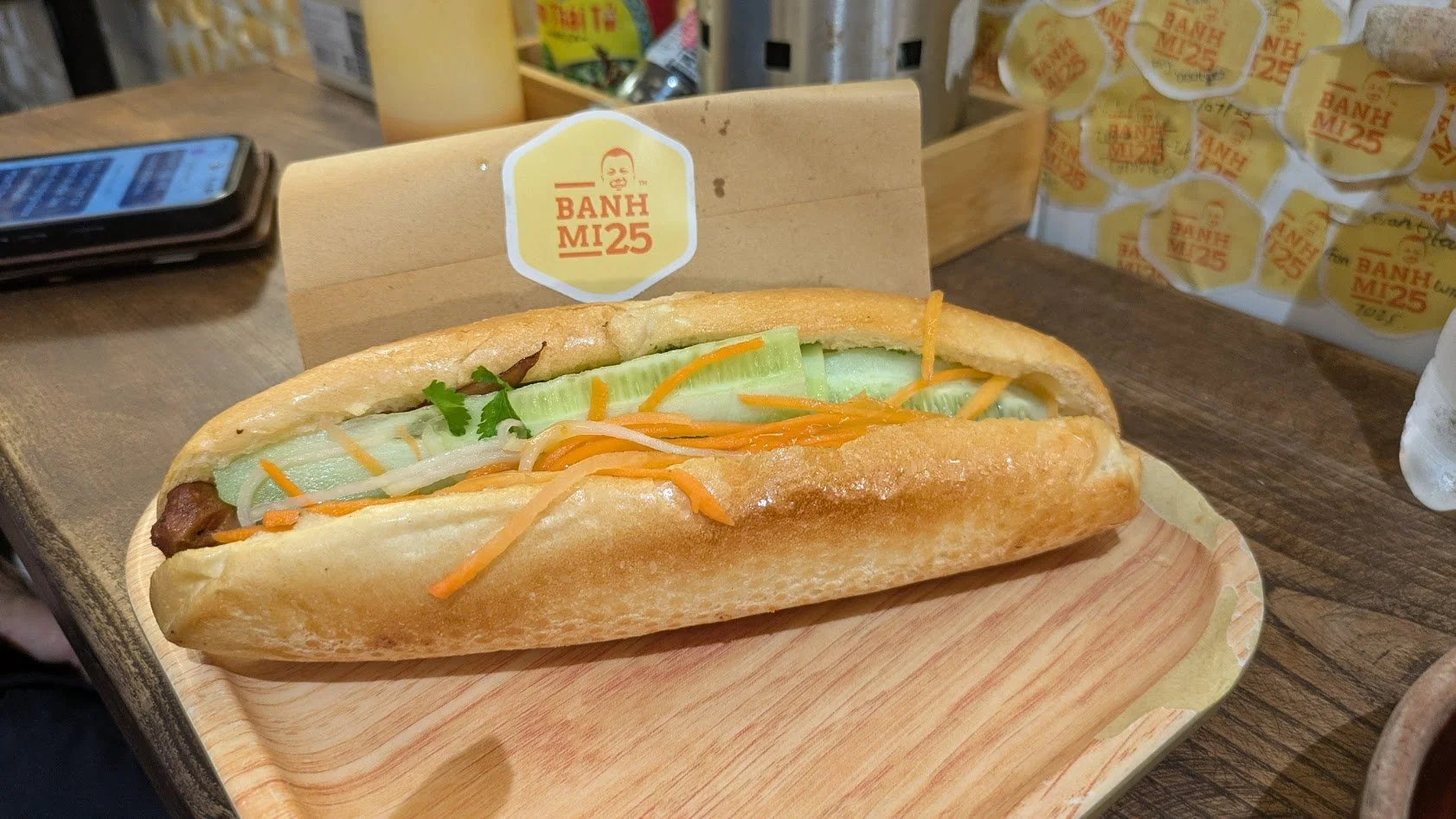 Bánh mì is Vietnam's version of a sub sandwich! But it is all about the bread which is a crisp-on-the-outside, soft-on-the-inside baguette made with rice and wheat flour for an airy texture (a French-colonial legacy). Of course some of the fillings a
