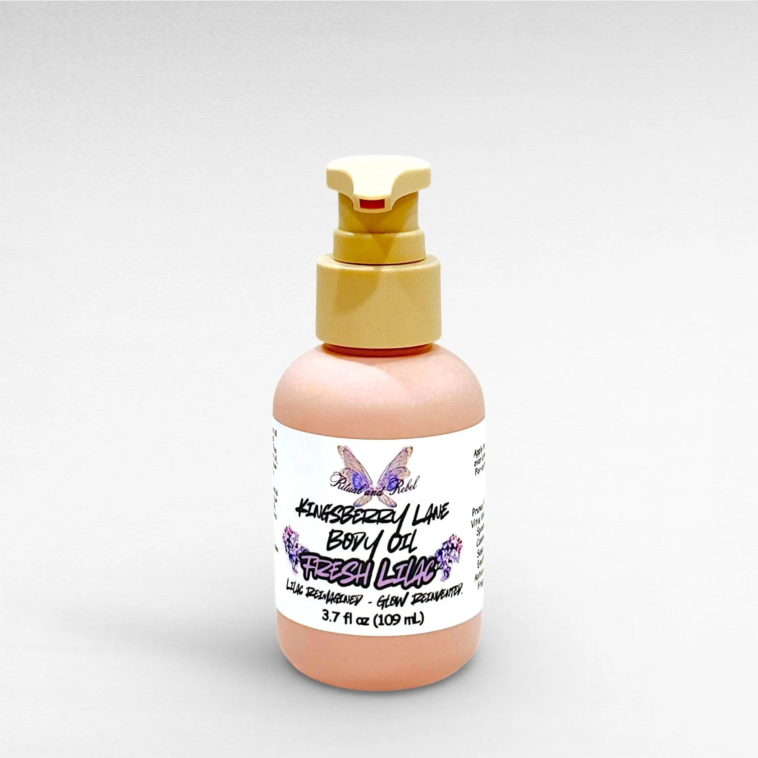 3.7 fl oz Kingsberry Lane Fresh Lilac Body Oil Ritual and rebel.jpg