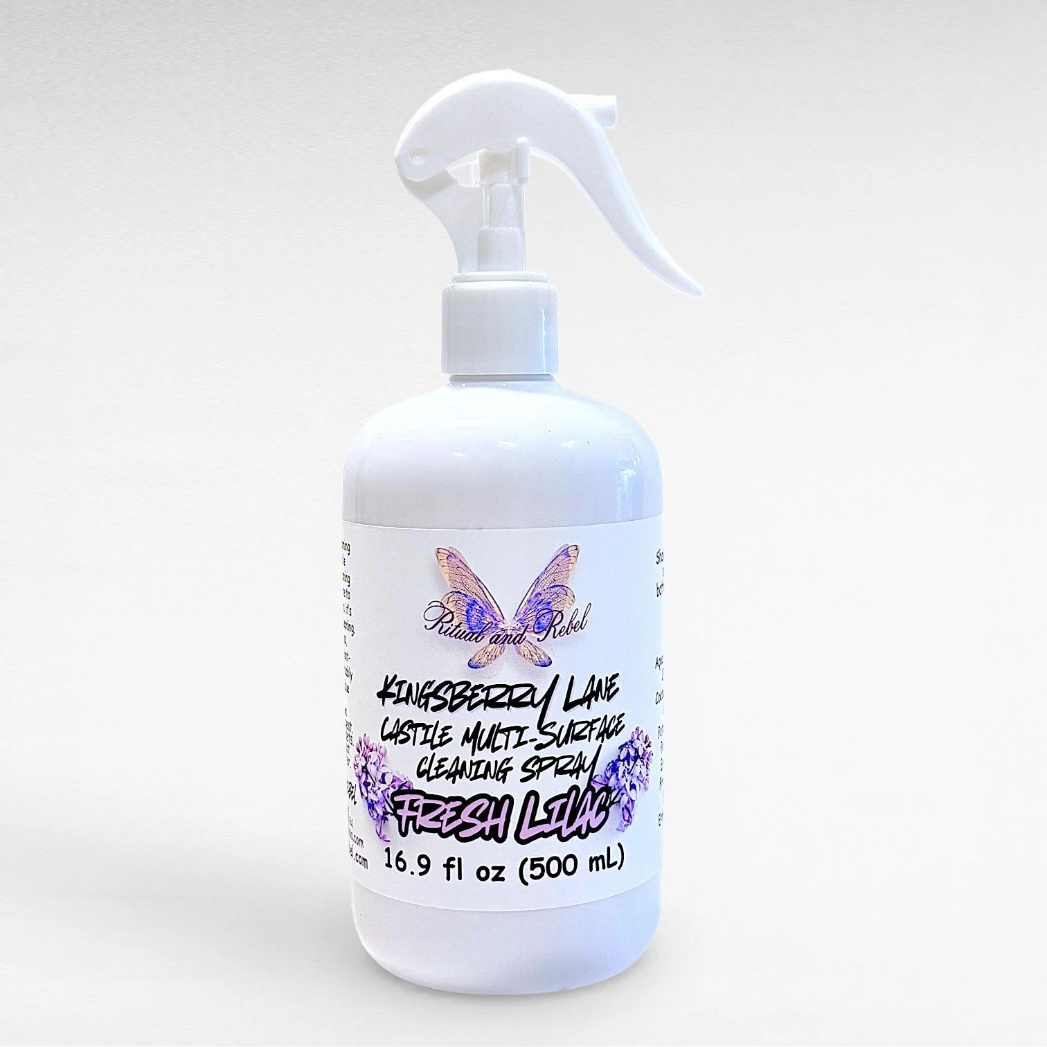 16.9 fl oz Kingsberry Lane Multi surface Castile cleaning spray Ritual and Rebel.jpg