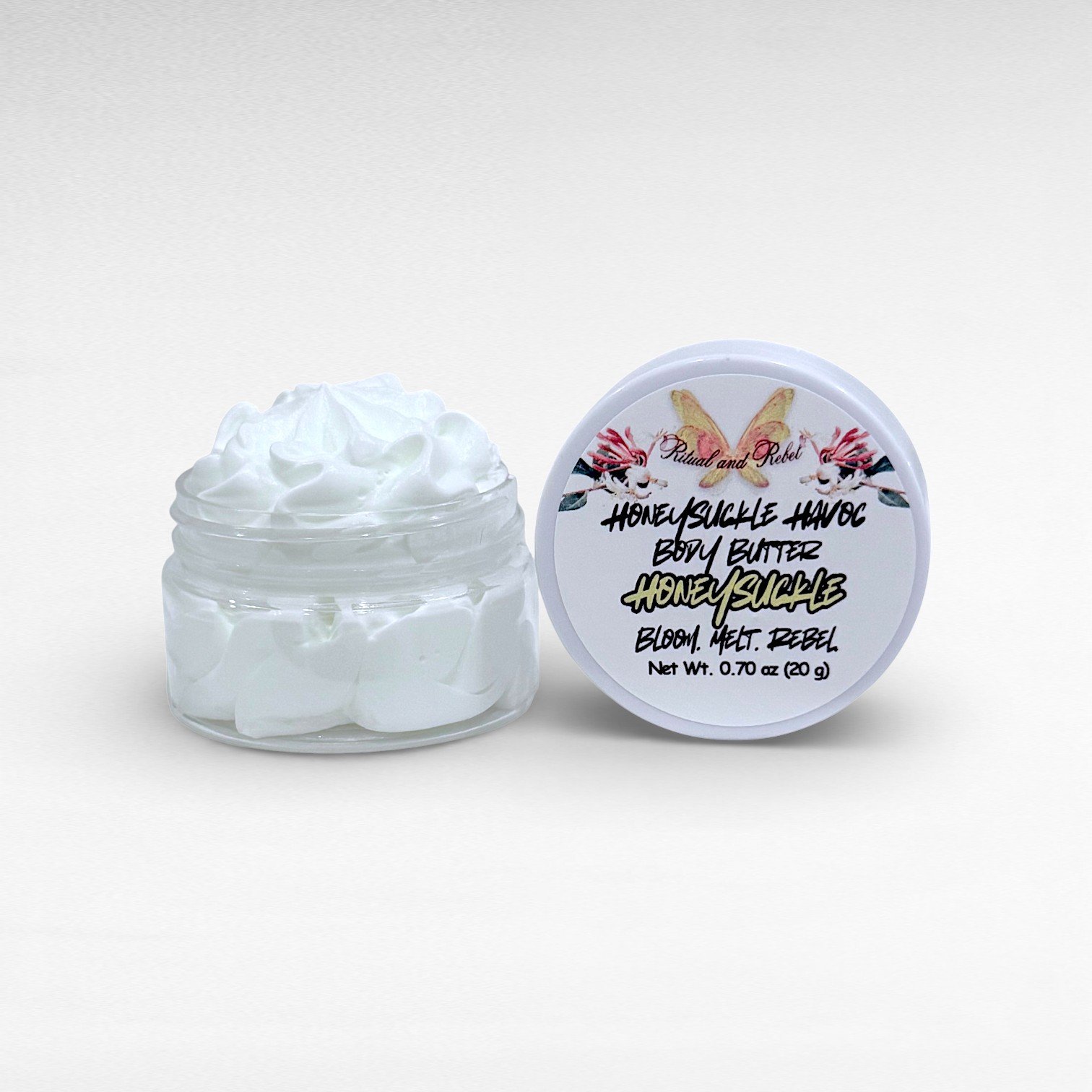 0.70 oz jar honeysuckle havoc body butter ritual and rebel.jpg