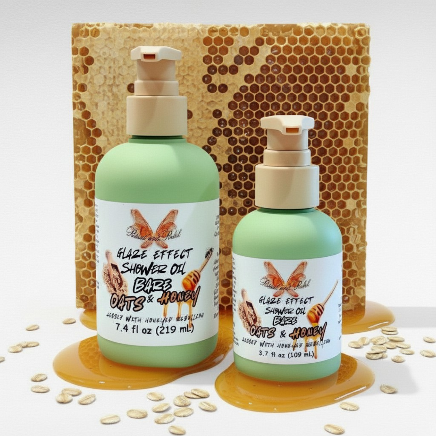 Bare Oats & Honey Shower Oil - Oats, Honey & Chamomile