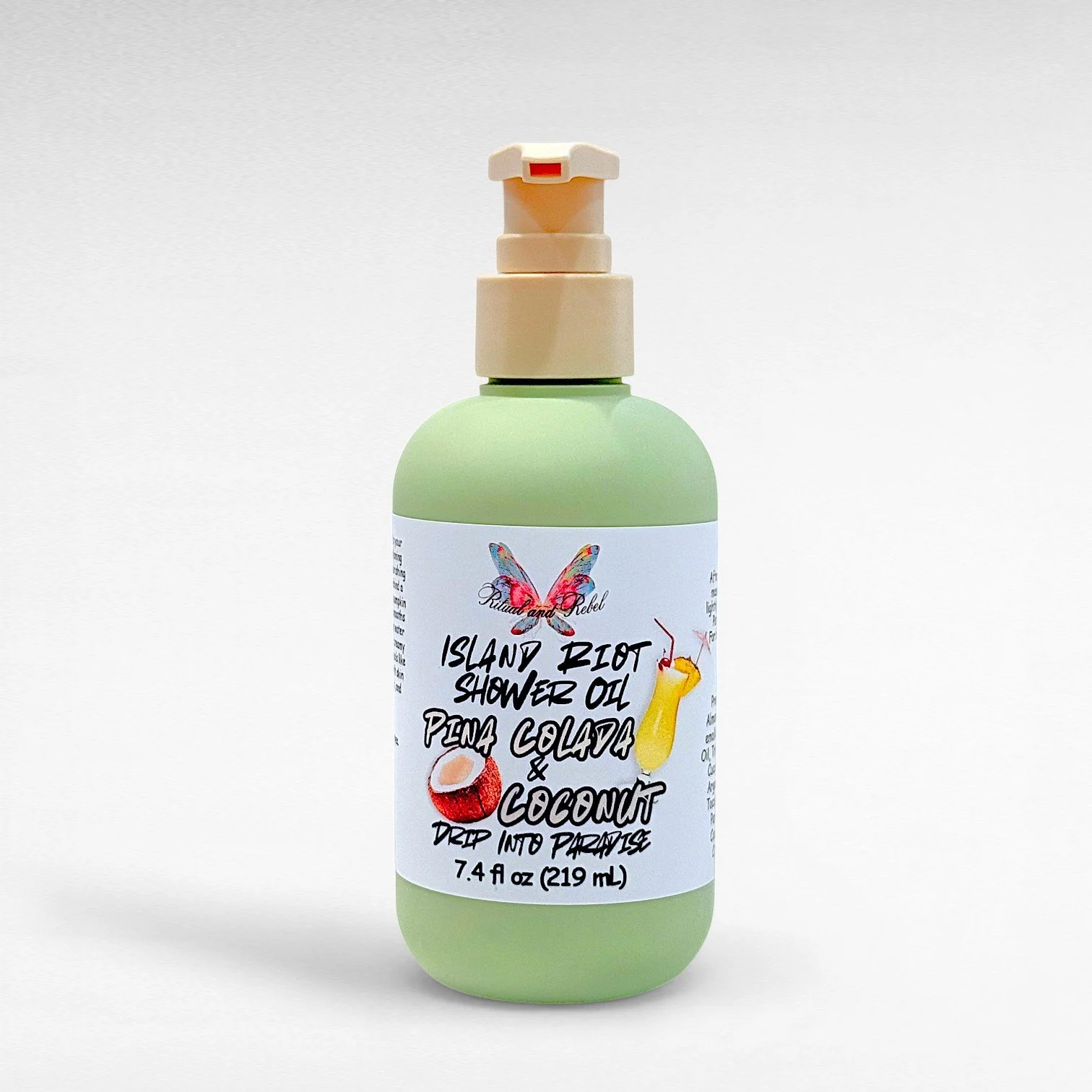 Island Riot Shower Oil 7.4 oz Ritual and rebel.jpg