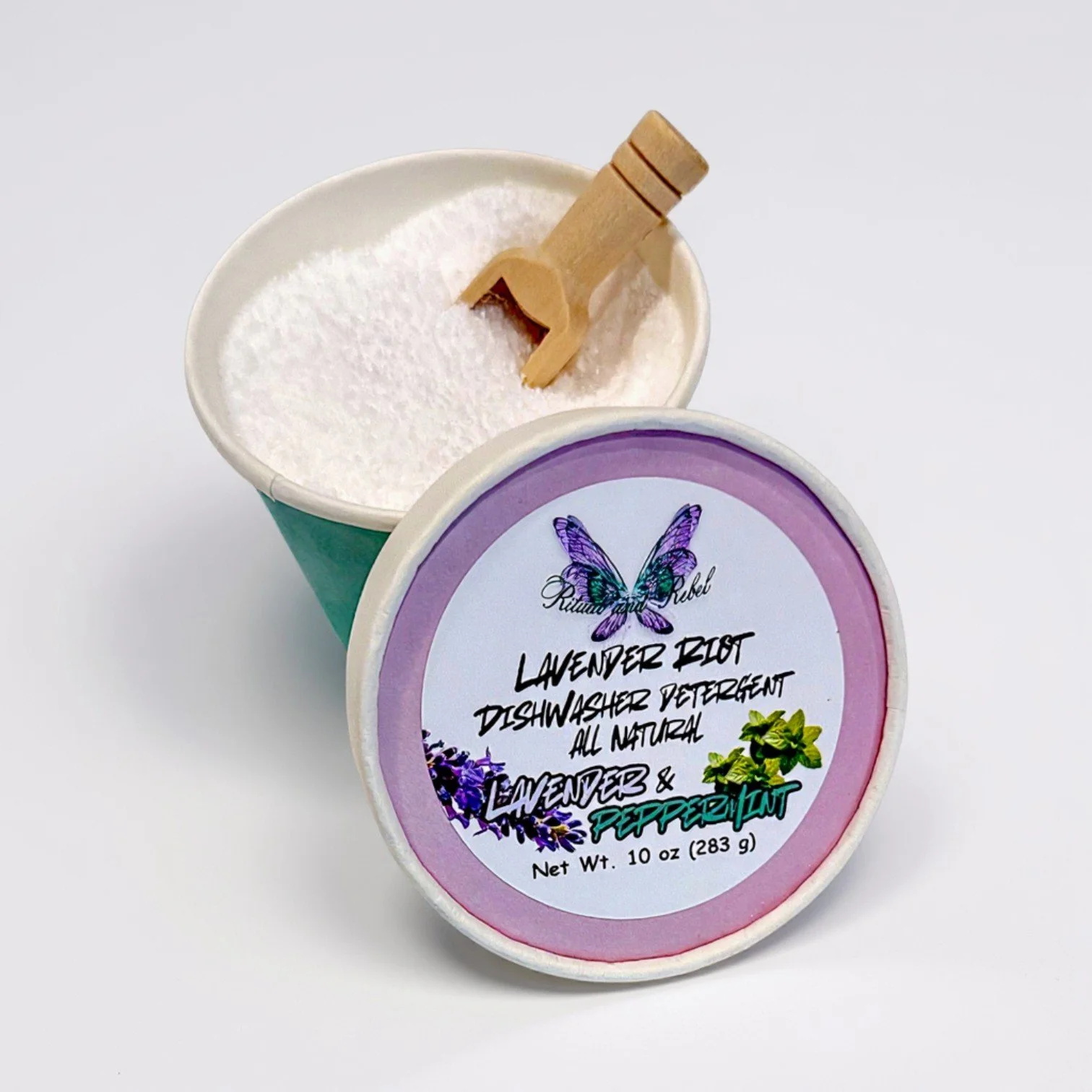 lavender riot dishwasher powder 10 oz 283g ritual and rebel.jpg