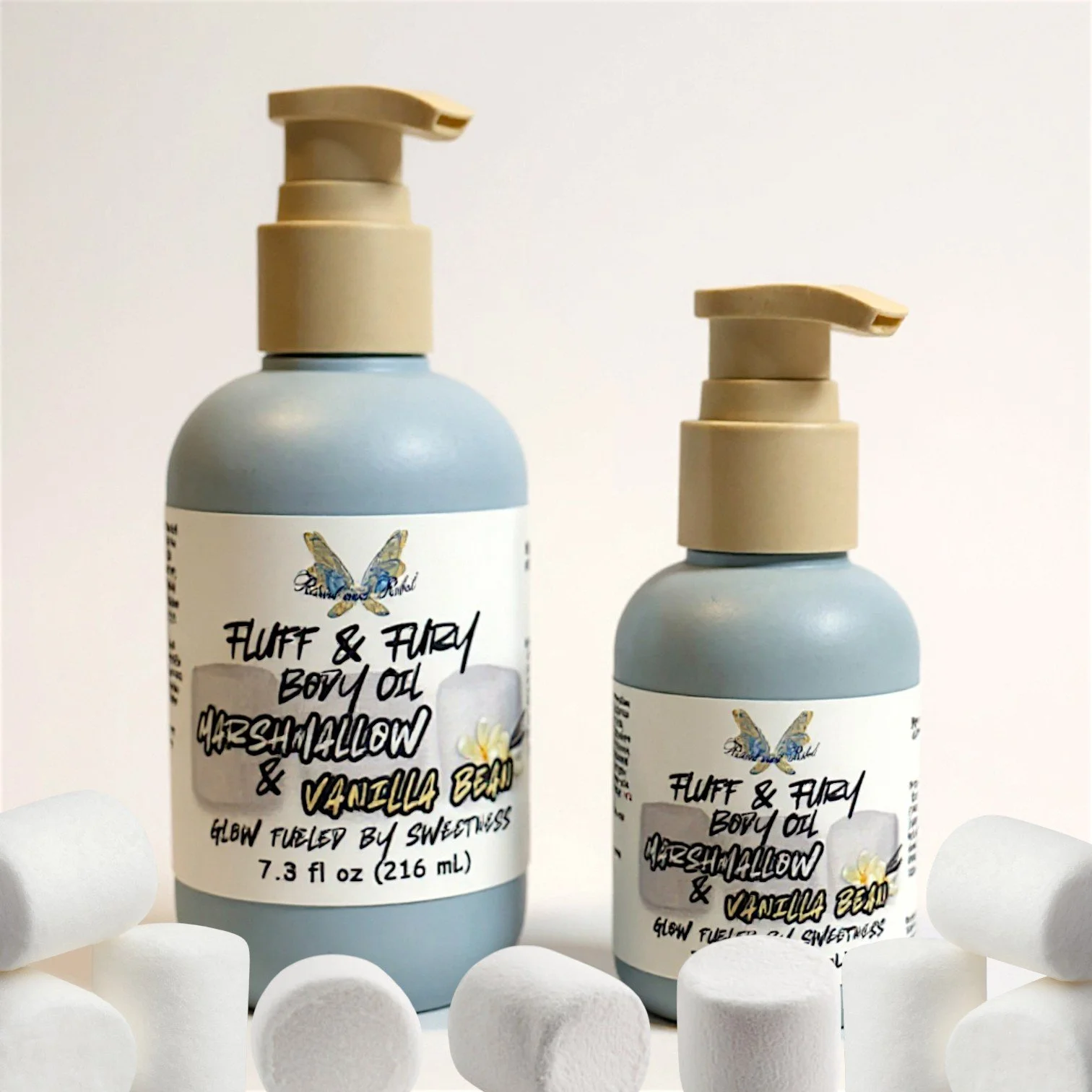 Afterglow Effect Fluff & Fury Body Oil Spray Serum - Marshmallow & Vanilla