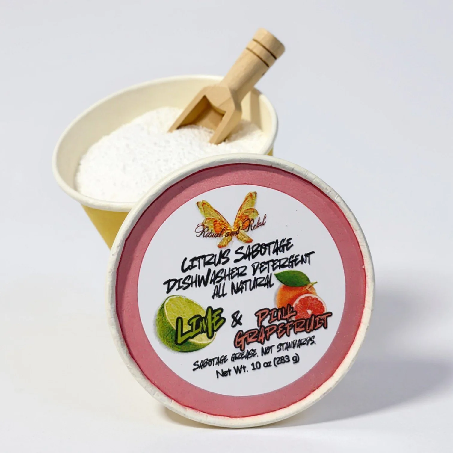 citrus sabotage dishwasher powder 10oz ritual  lime and grapefruitand rebel .jpg