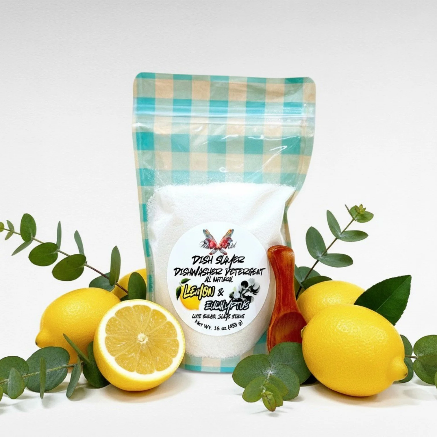 Dish Slayer Dishwasher Powder – Lemon & Eucalyptus