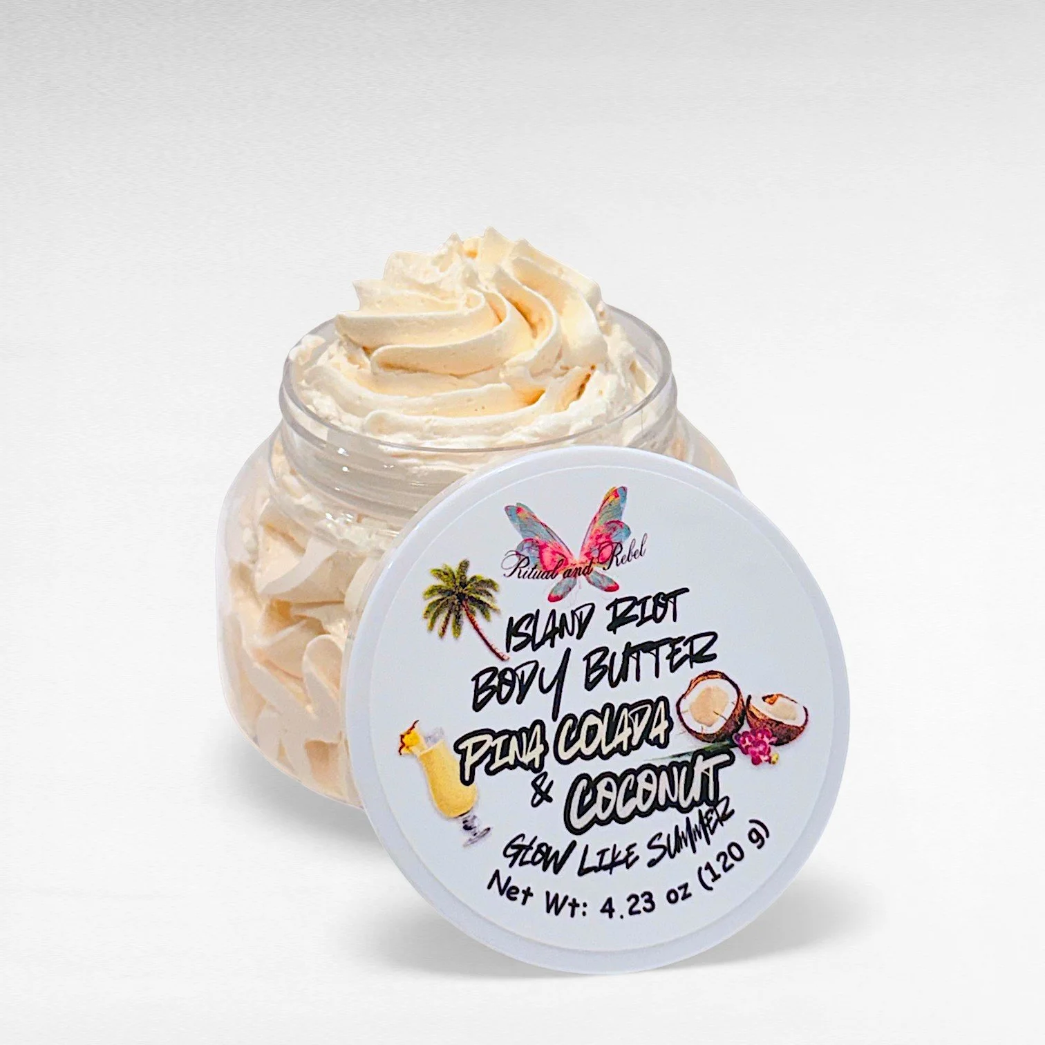 4.23 Island riot body butter with coconut ritual and rebel.jpg