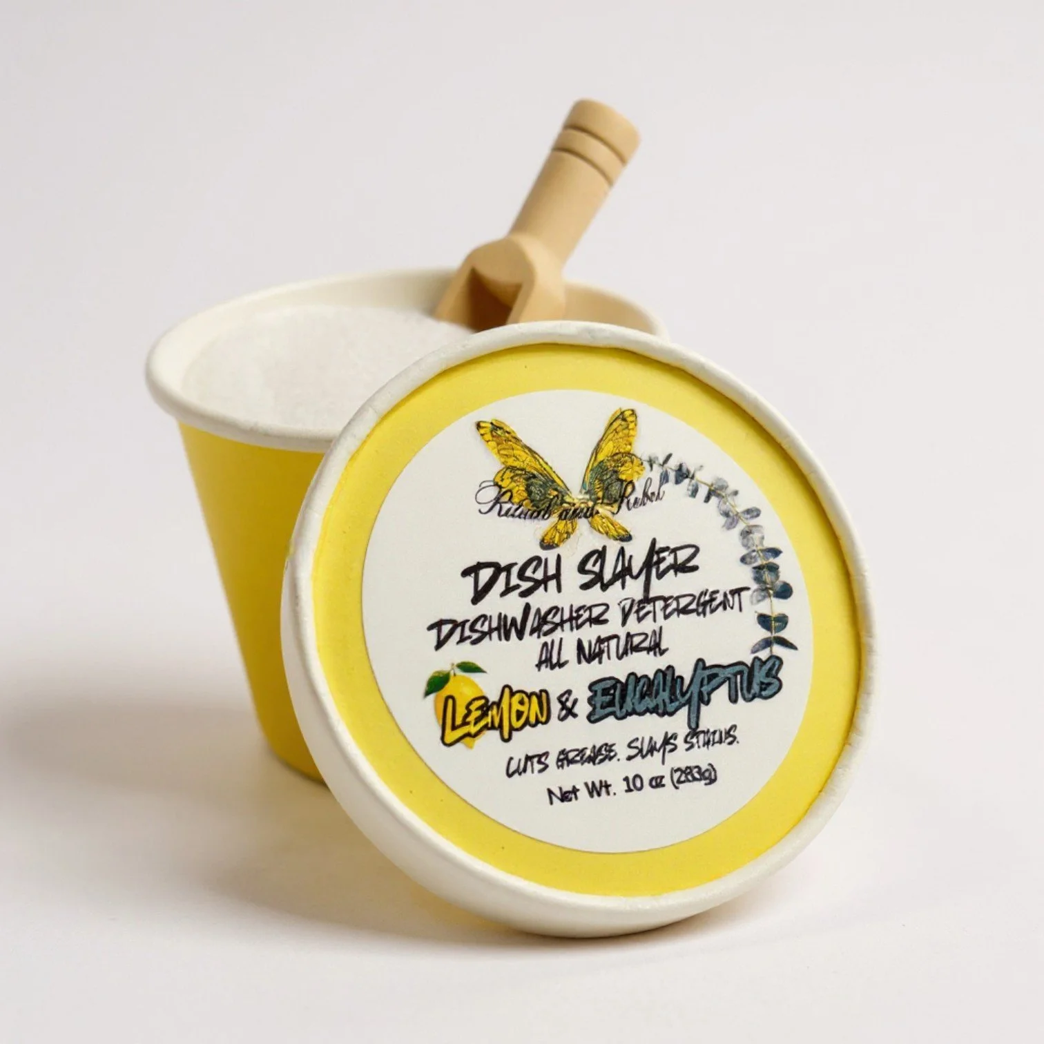 Dish Slayer Dishwasher Powder – Lemon & Eucalyptus