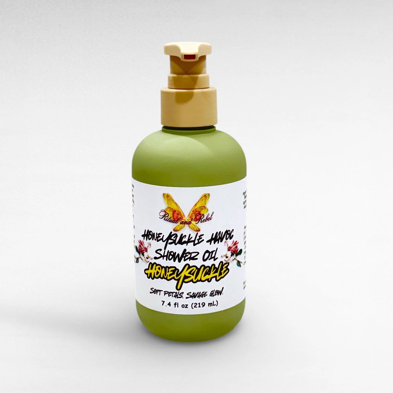 7.4 fl oz honeysuckle shower oil ritual and rebel.jpg