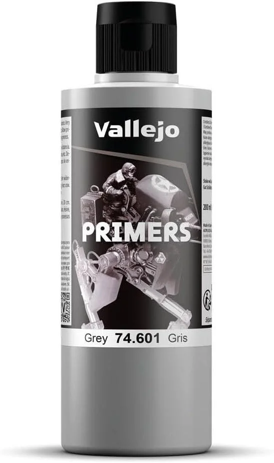 Vallejo - Surface Primer Color | Grey Acrylic Primer 200 Ml