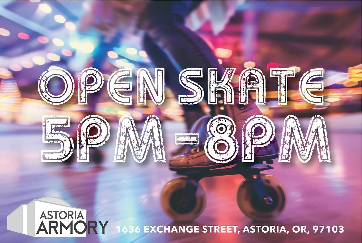 Wanna keep the fun going? Skate Night tonight @astoriaarmory. We&rsquo;ll be rolling from 5-8pm! Join us! PS&mdash;did you know it&rsquo;s National Roller skating month? It&rsquo;s true.