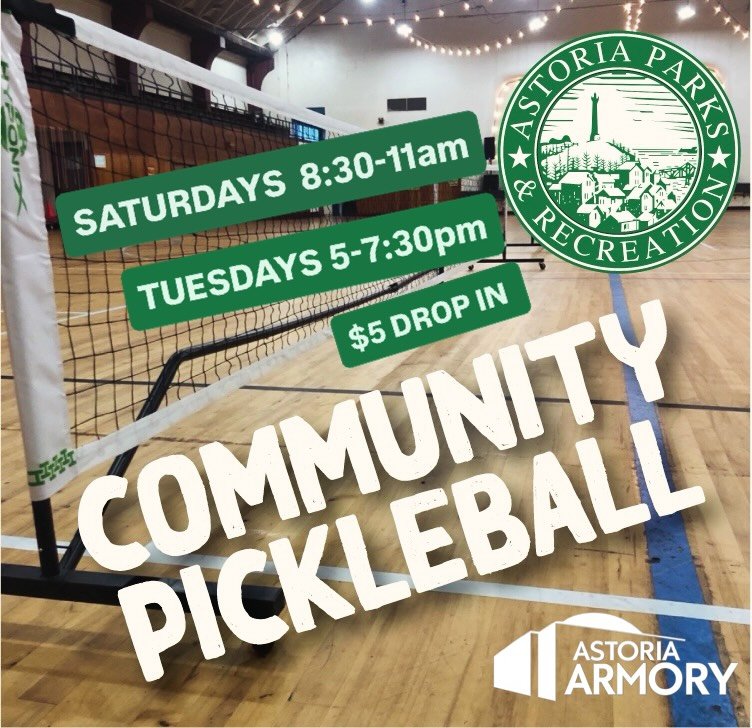On Saturday mornings (and Tuesday nights), we pickleball! This weekly community activity is hosted by @astoria_parks. Drop in for just $5, or season passes available. Come on. You know you want to.
#pickleball #picklespicklespickles #community #activ