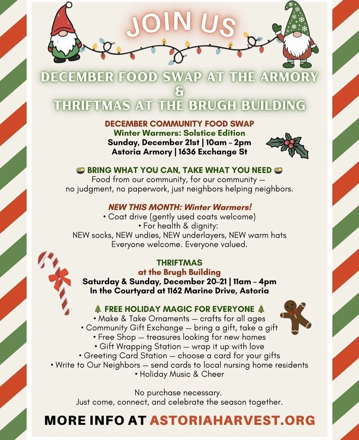 Holiday Food Swap Event