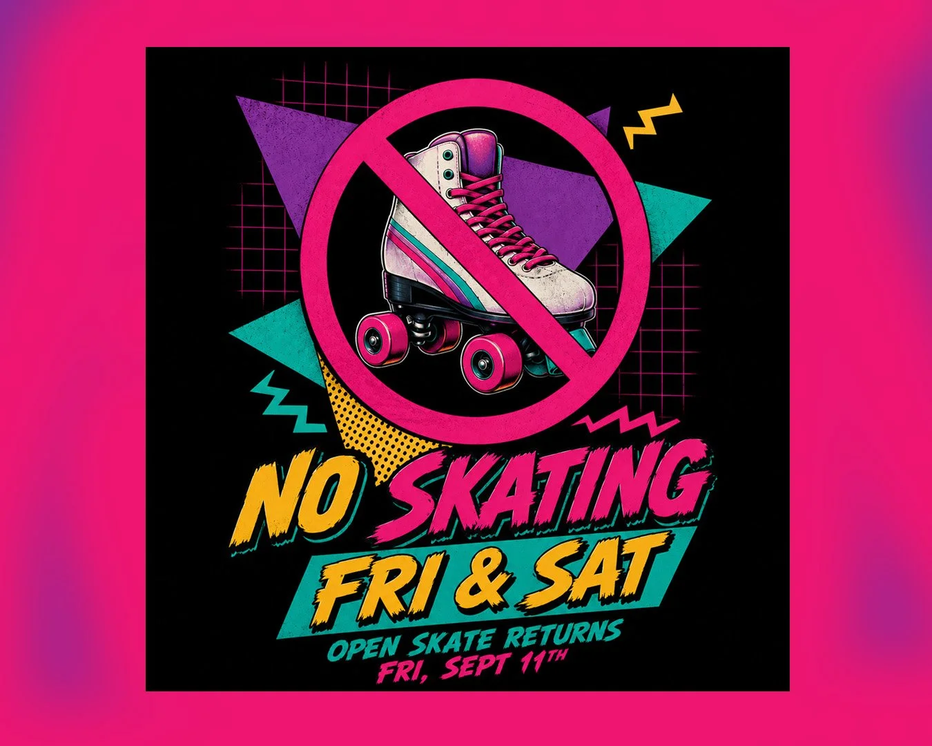 SKATE NIGHT CANCELLED