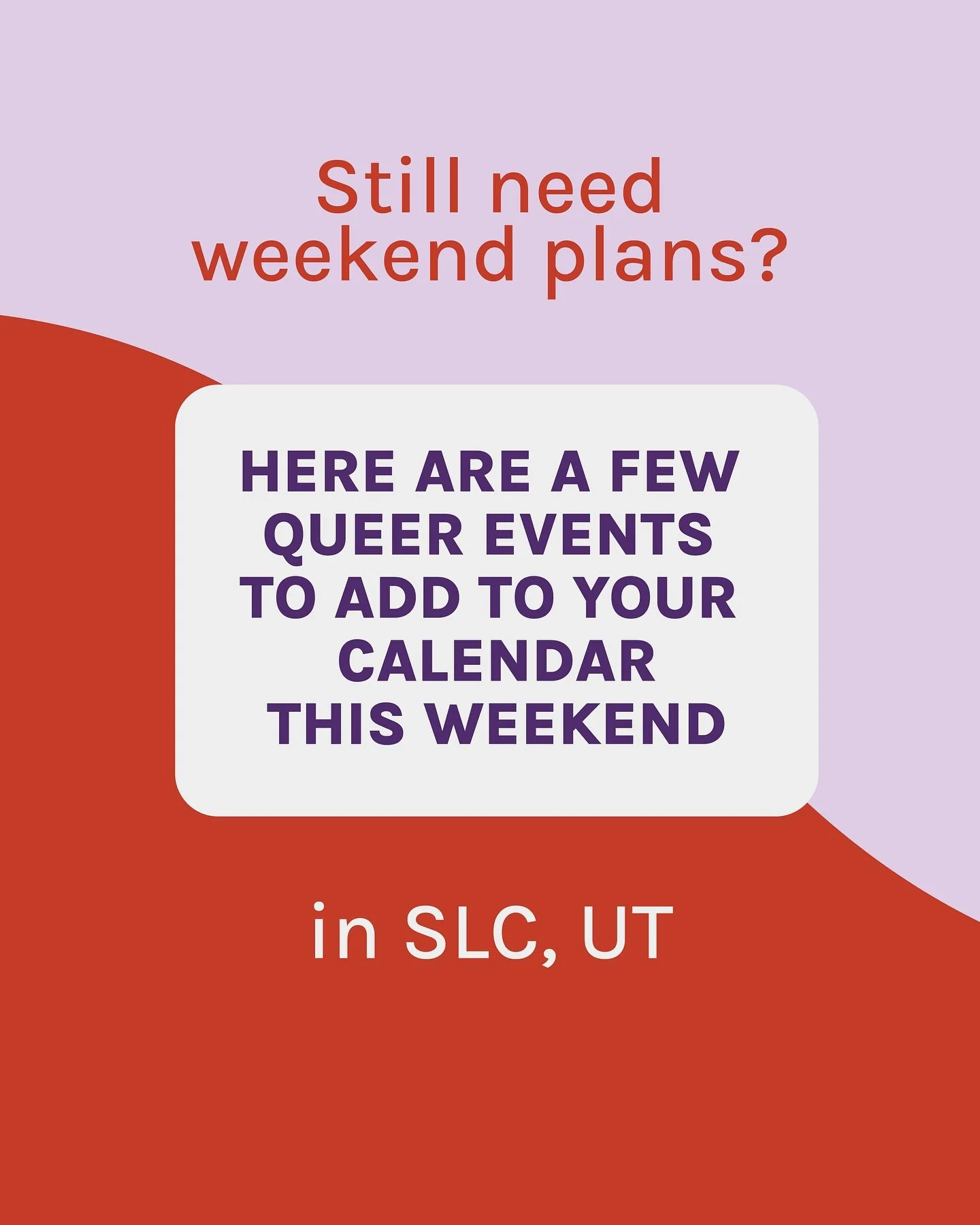 Get ready to play some games, shop &lsquo;til you drop, and celebrate your queerness this weekend! 🤩 All of these events are completely free to attend&mdash;so get out there and have some fun! ⭐️
What events are you looking forward to this weekend? 