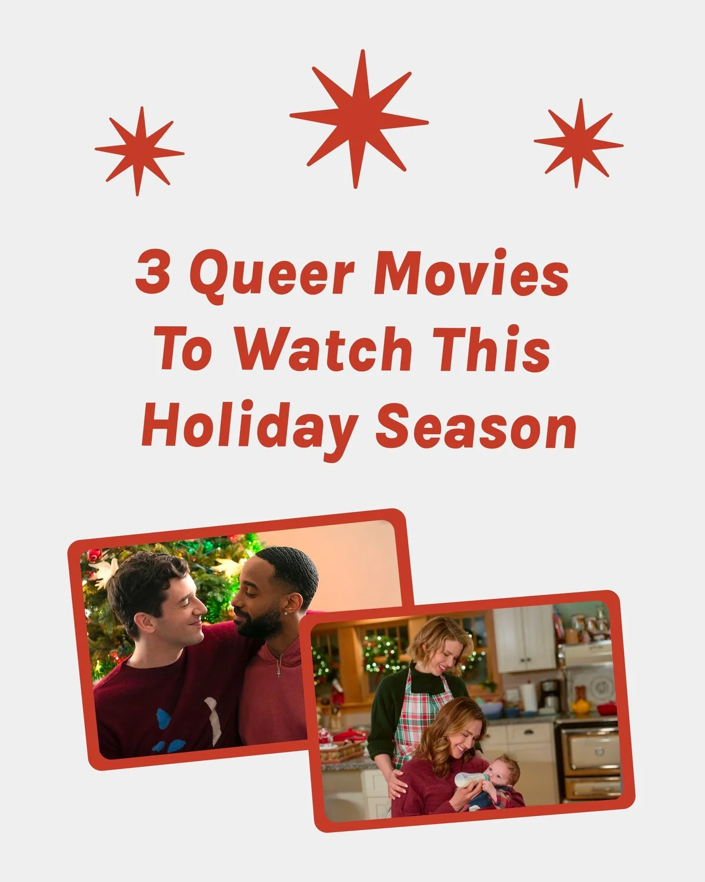 Looking for some festive and queer book and movie recommendations? We&rsquo;ve got you! 🤩🎄🕎

Read our latest article to see what media we&rsquo;re looking forward to consuming this holiday season! Link in bio. ⬆️

#outandabout #outandaboutslc #slc