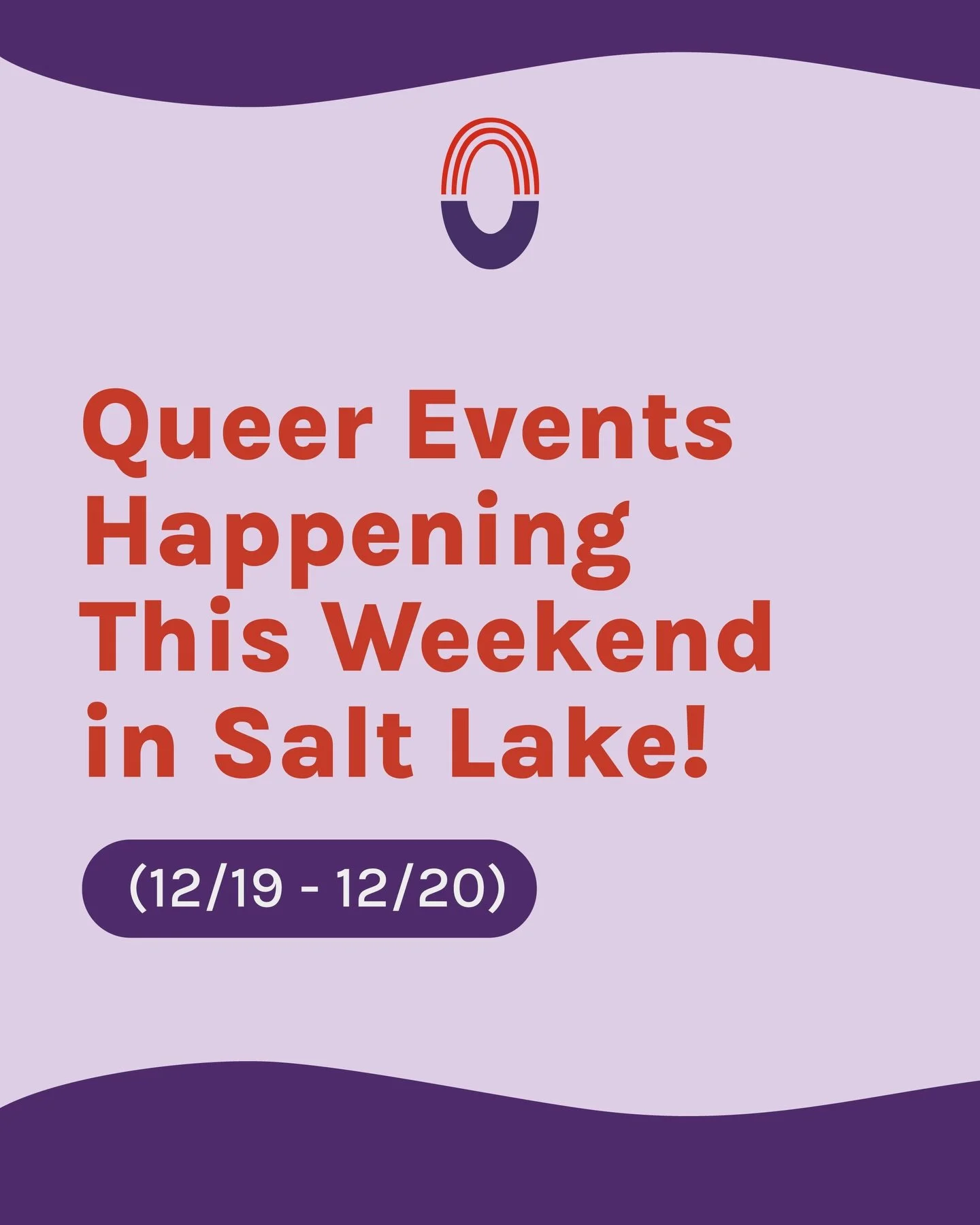 Let&rsquo;s have some festive fun this weekend! 🎅 🌈 

What are your weekend plans? Let us know in the comments! ⬇️

#outandabout #outandaboutslc #slc #lgbtq #lgbtqslc