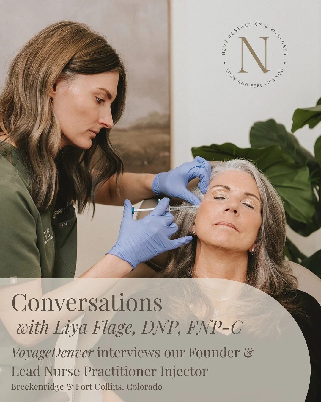 Liya opened up to Voyage Denver about her path in aesthetics, and we couldn&rsquo;t be more proud of the warmth and purpose she brings to her work. 

Link to the full article in our Bio. 

#theneveframework #skinjourney #clientcare #buildingcommunity