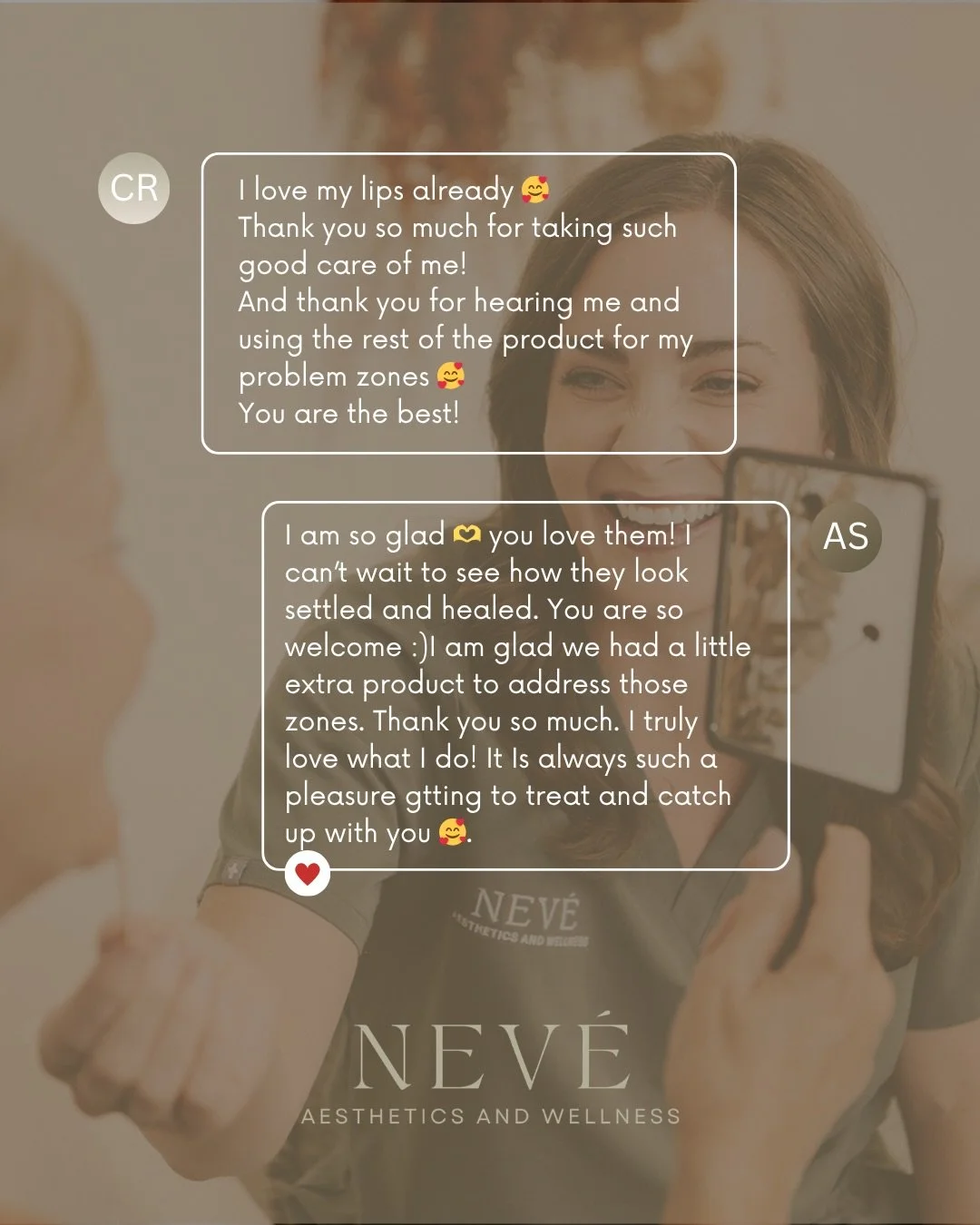Proof is in the follow-up texts 🤍
These messages mean everything to us.

The best part of what we do isn&rsquo;t the treatment&mdash;it&rsquo;s the moment you start seeing yourself in a new light.
More than the reflection, it&rsquo;s the confidence 