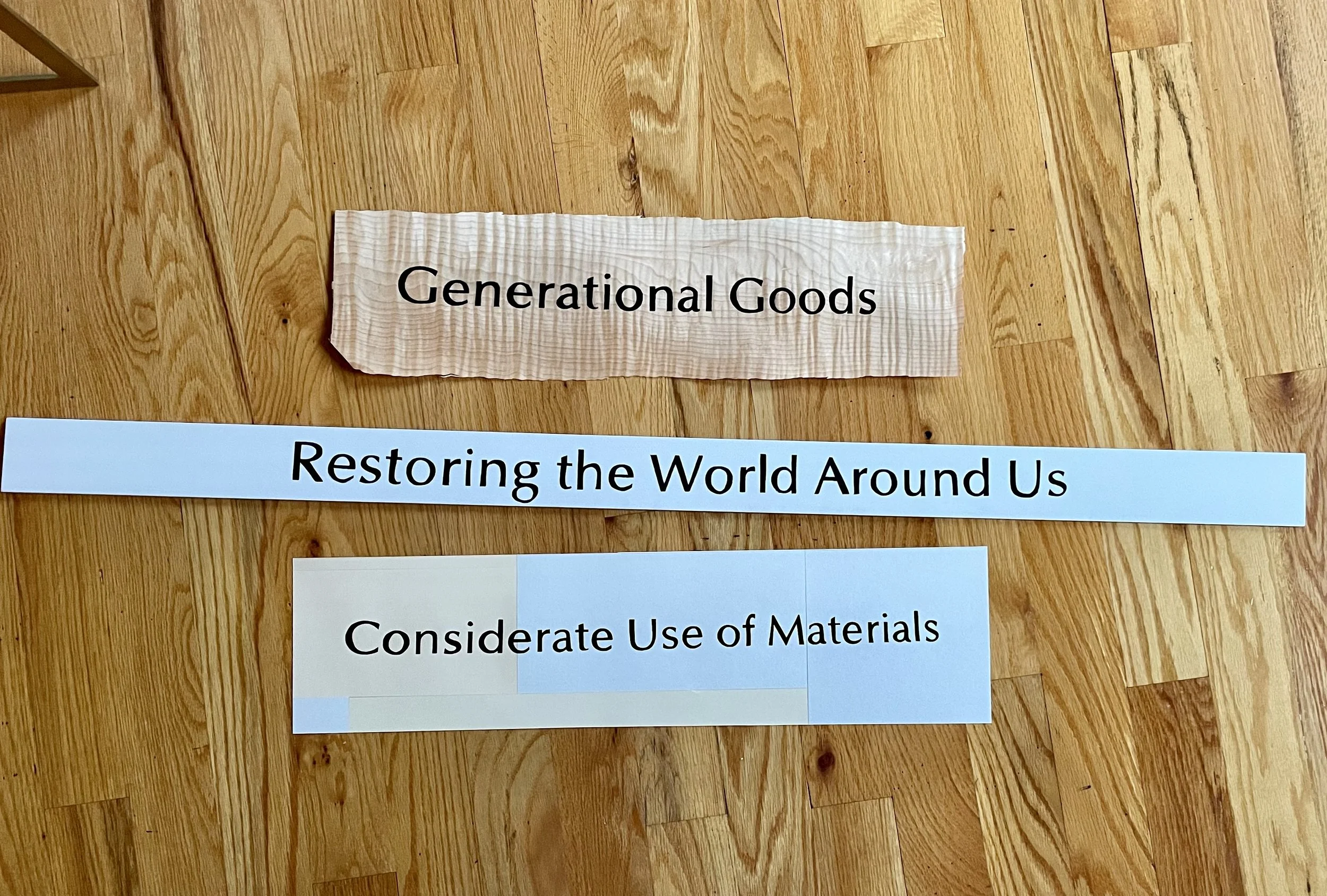 exhibition signage