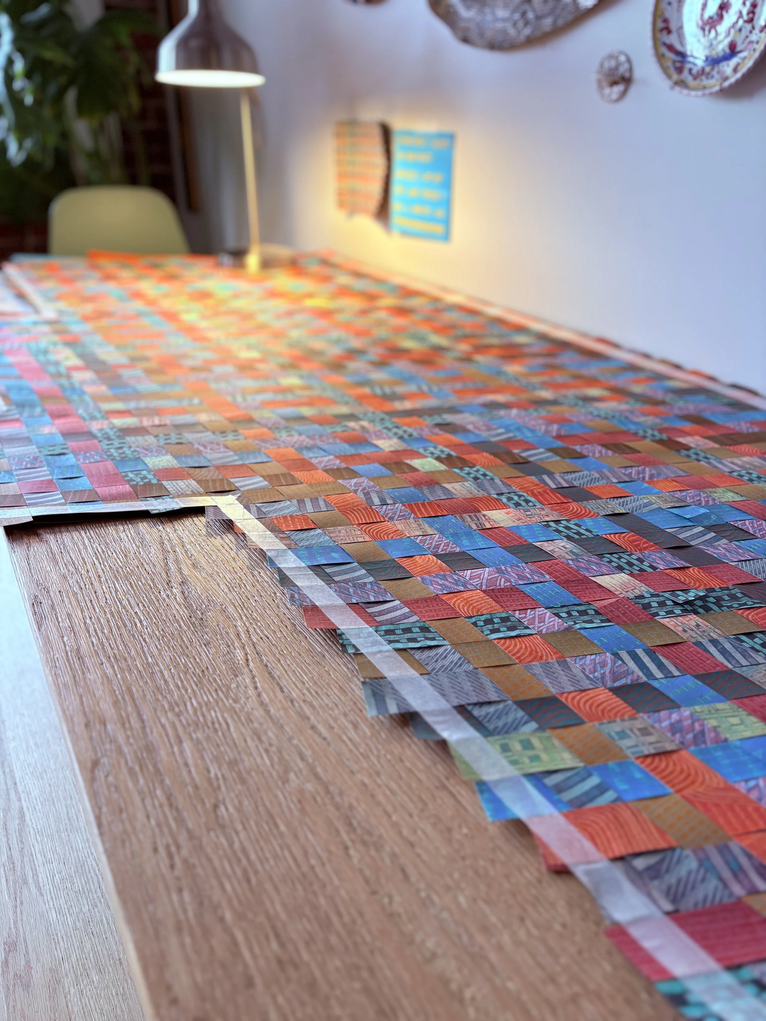 woven paper process