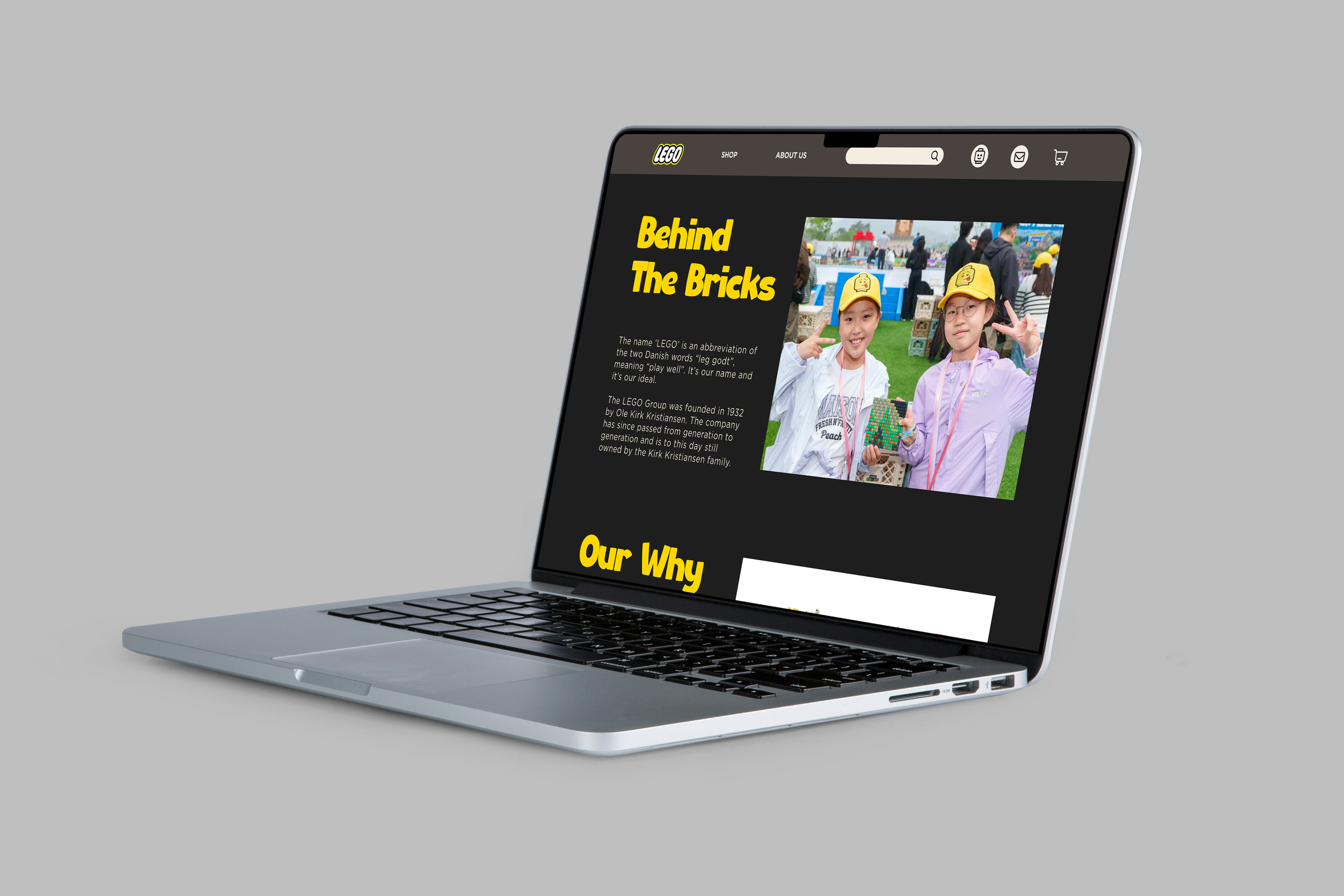 Lego Website Redesign