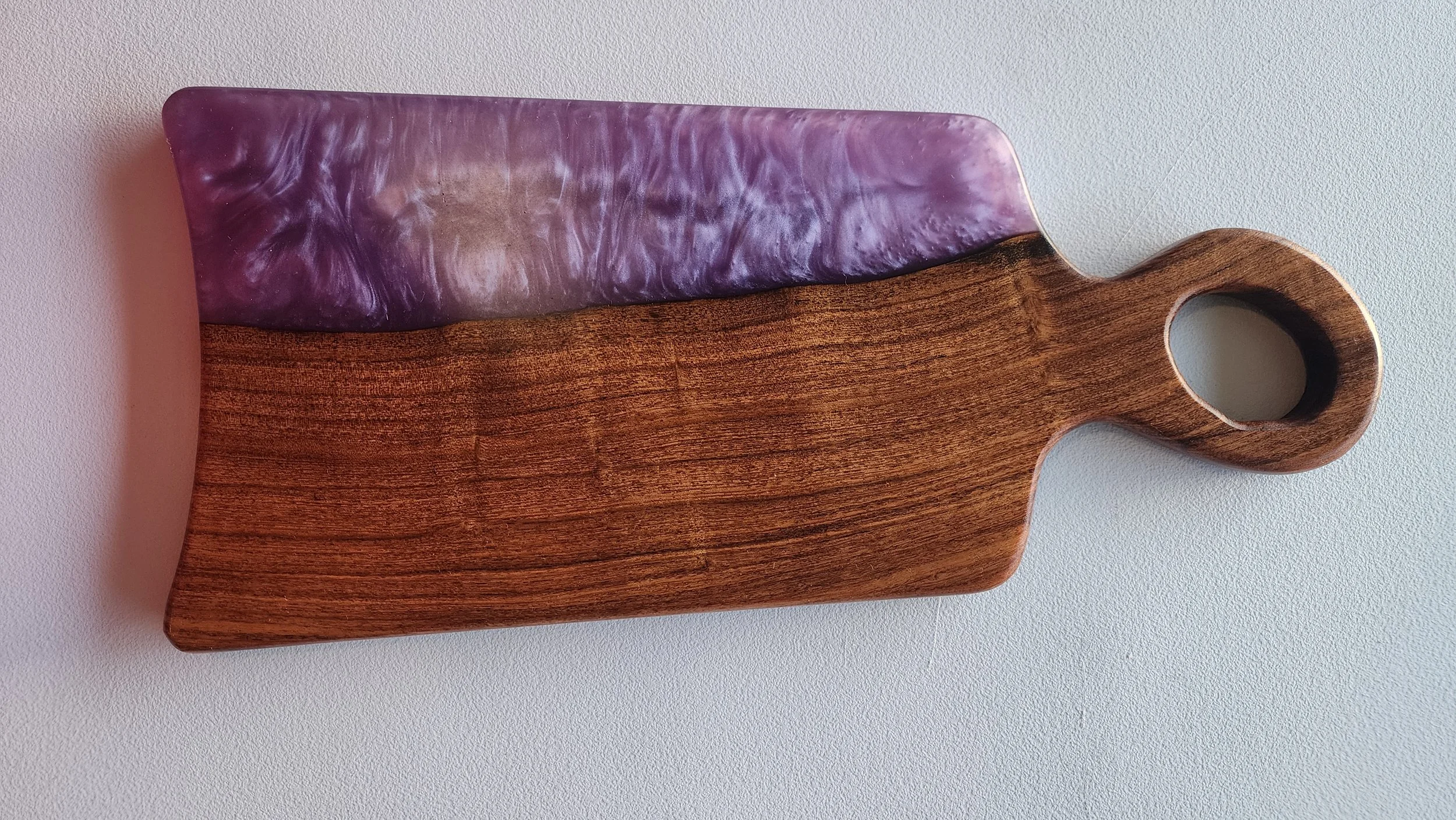 Lavender Resin Artisanal Cutting Board