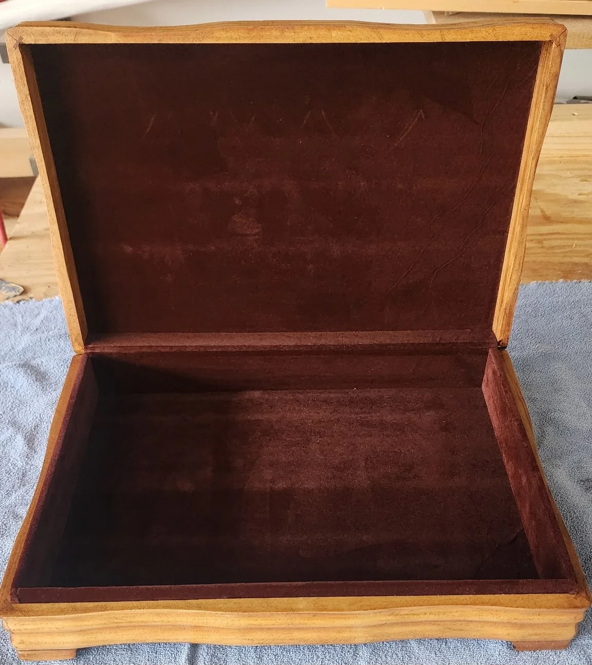 Elegant Handcrafted Wooden Jewelry Box