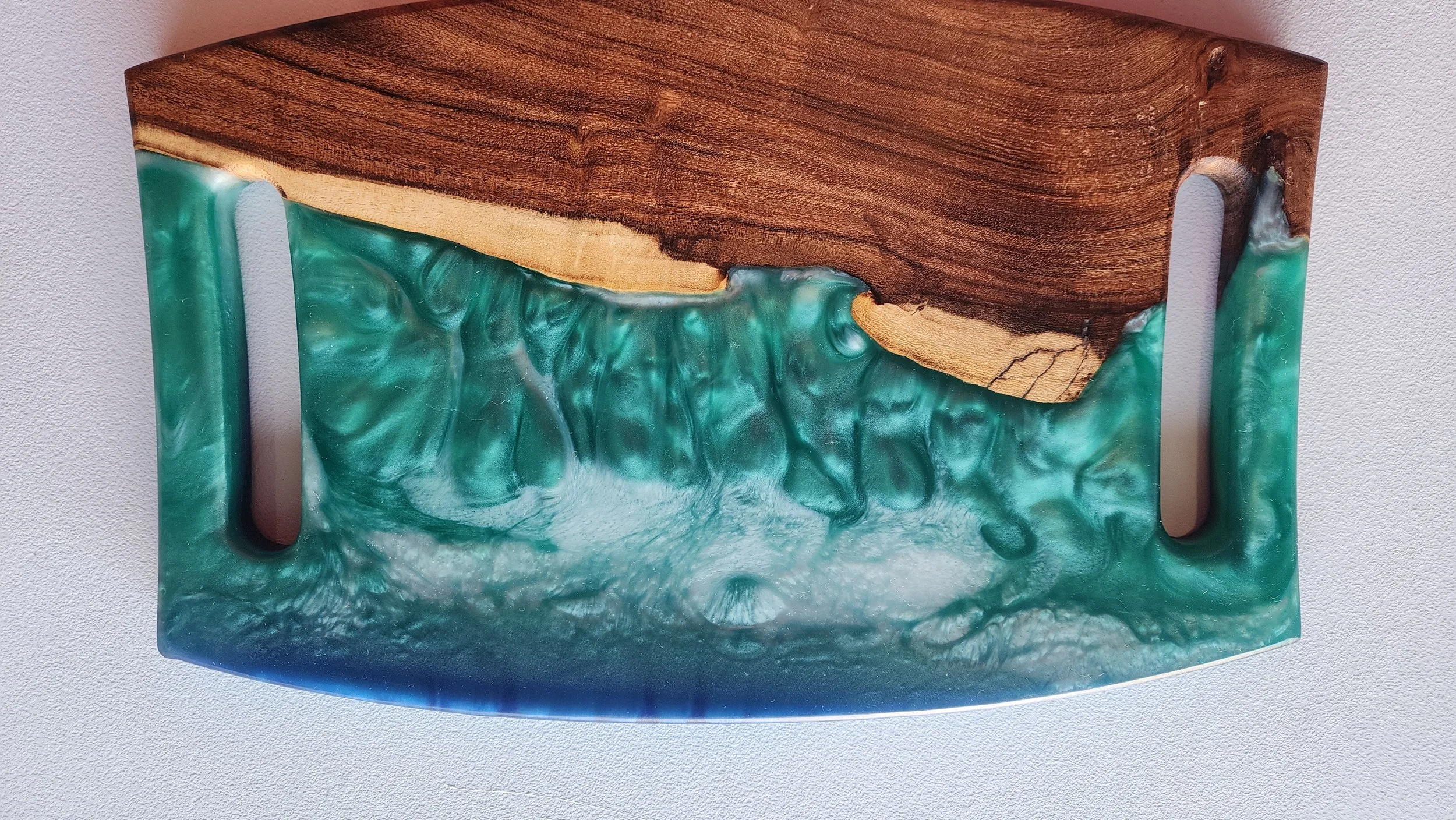 Ocean Wave Resin Cutting Board