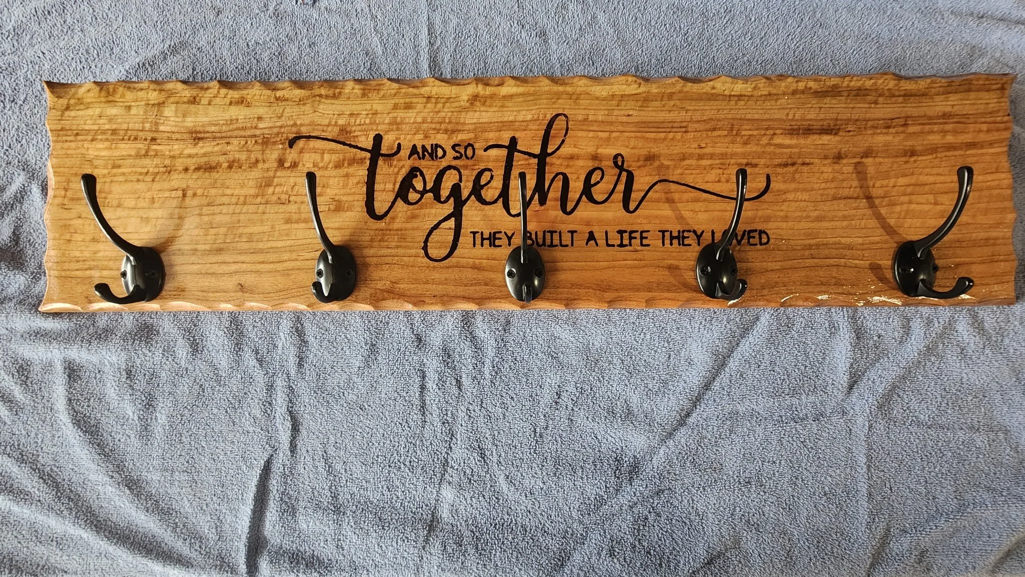 Wall coat rack