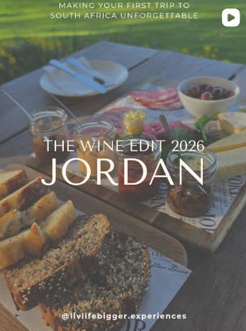 Visiting Jordan Wine Estate for memorable wine experiences in South Africa’s Stellenbosch region.