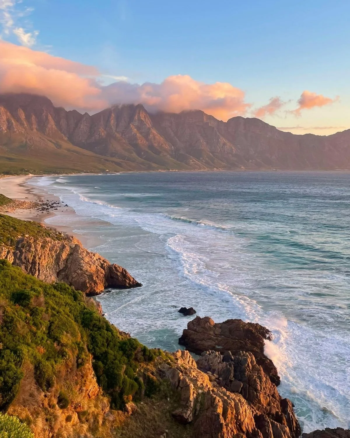Scenic coastal landscape in South Africa’s Cape region