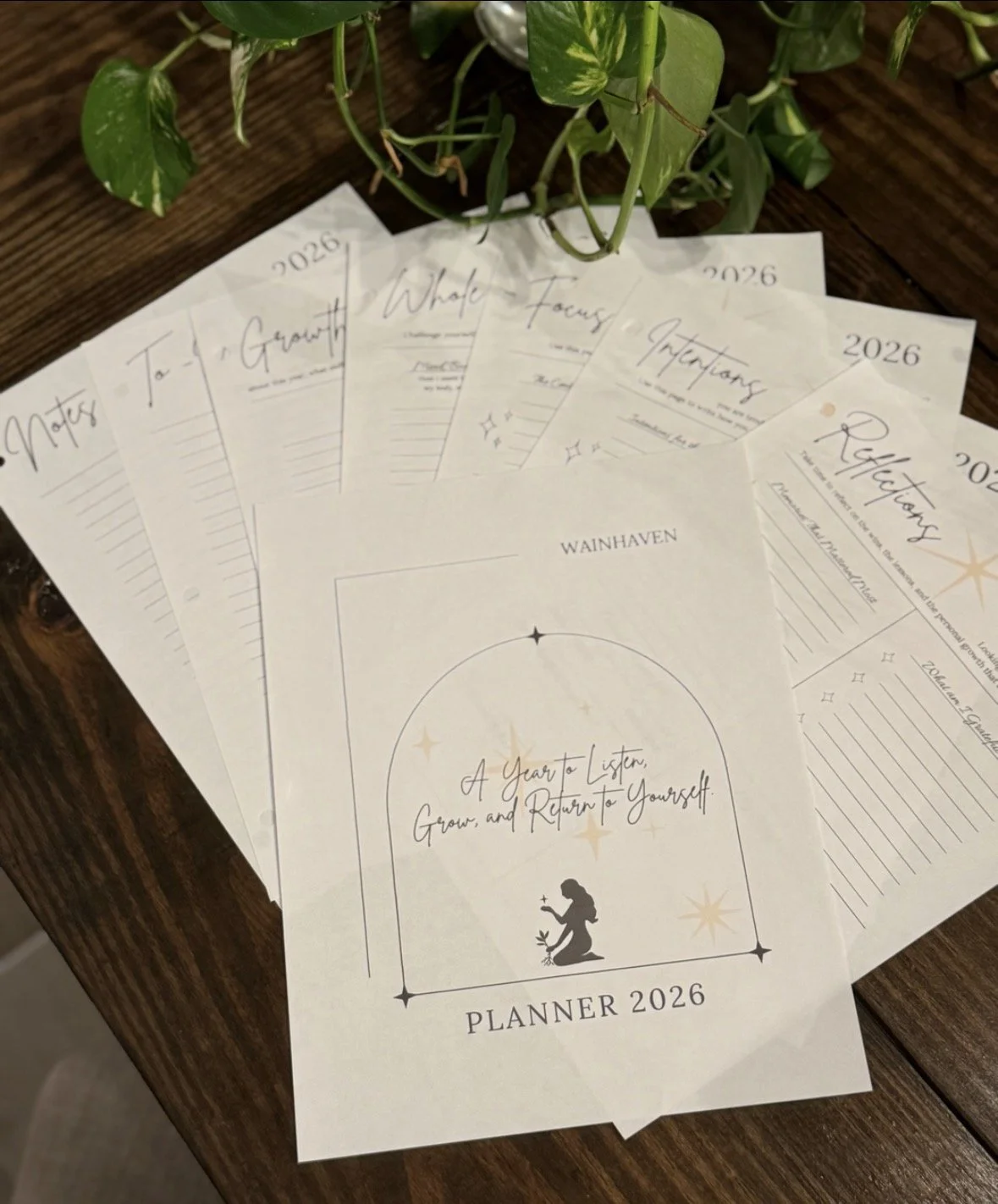 Intentions & Growth for 2026 Printable/Download