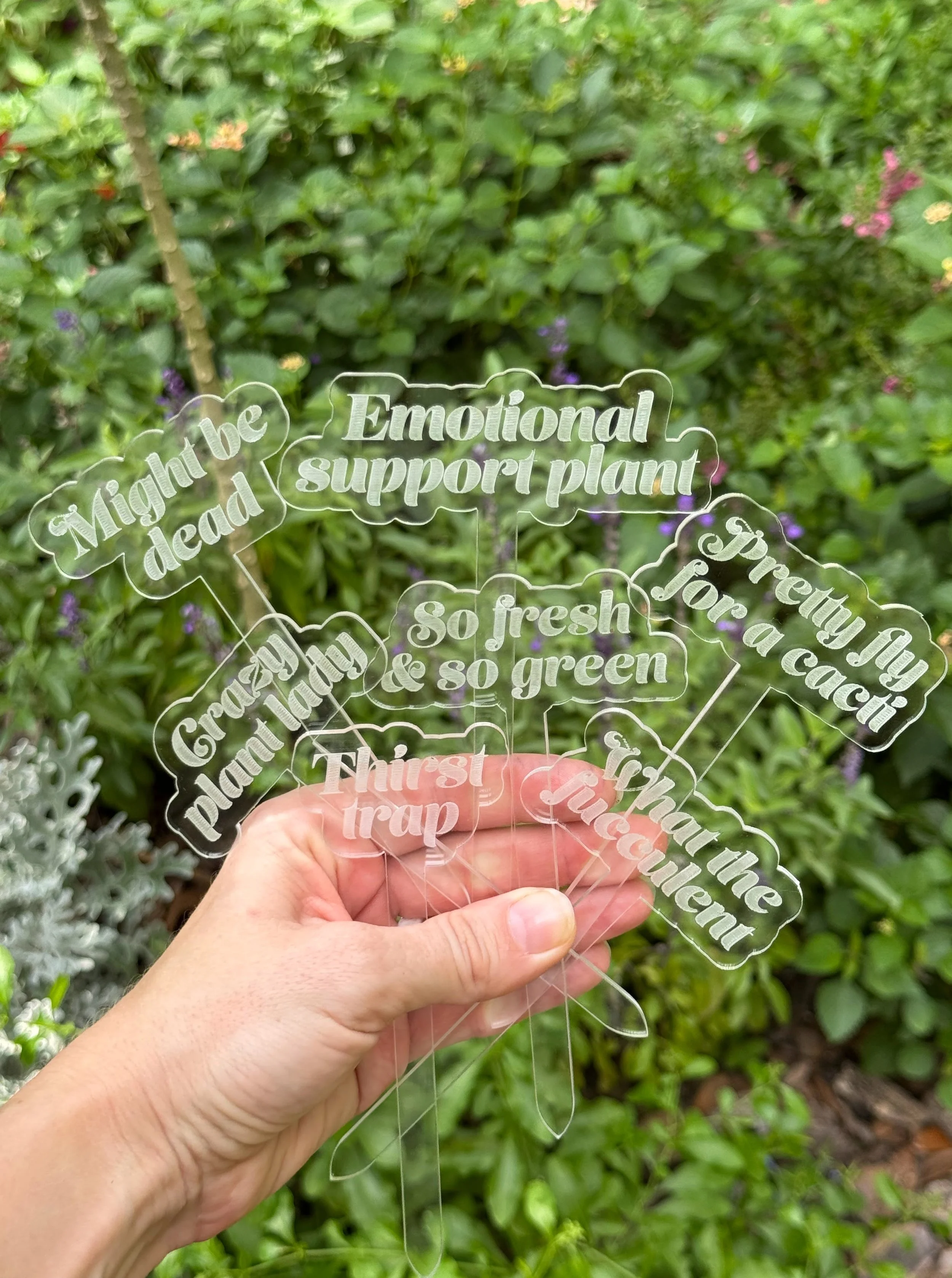 Charmed Plant Markers