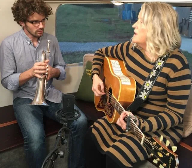 Folk Mission live in the Airstream with Kim Richey