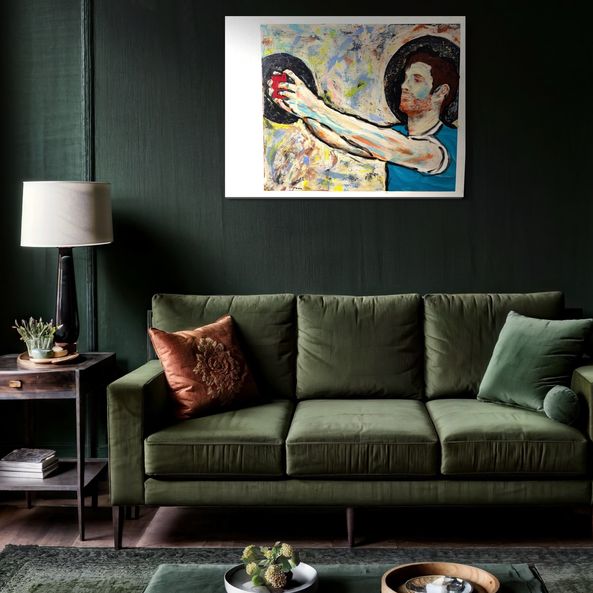 polaroid: influencer in the wild -or- modern day madonna and child