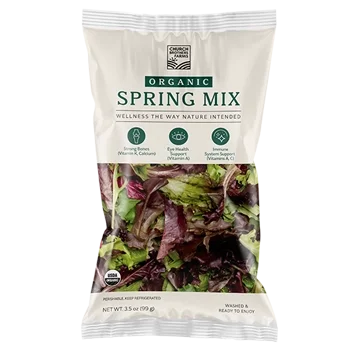 Church Brothers Farms 3.5oz Organic Baby Spring Mix Bag