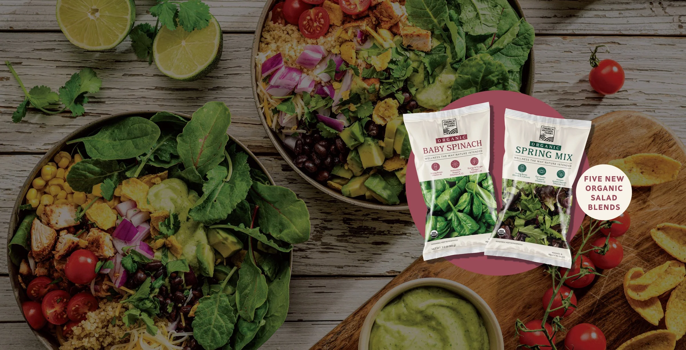 Field with Organic Packaging